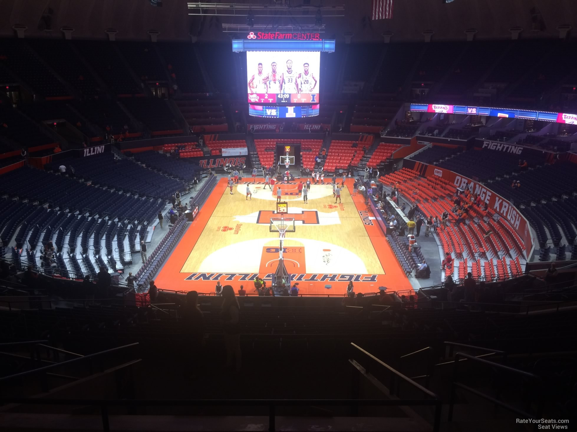 section 237, row 10 seat view  - state farm center
