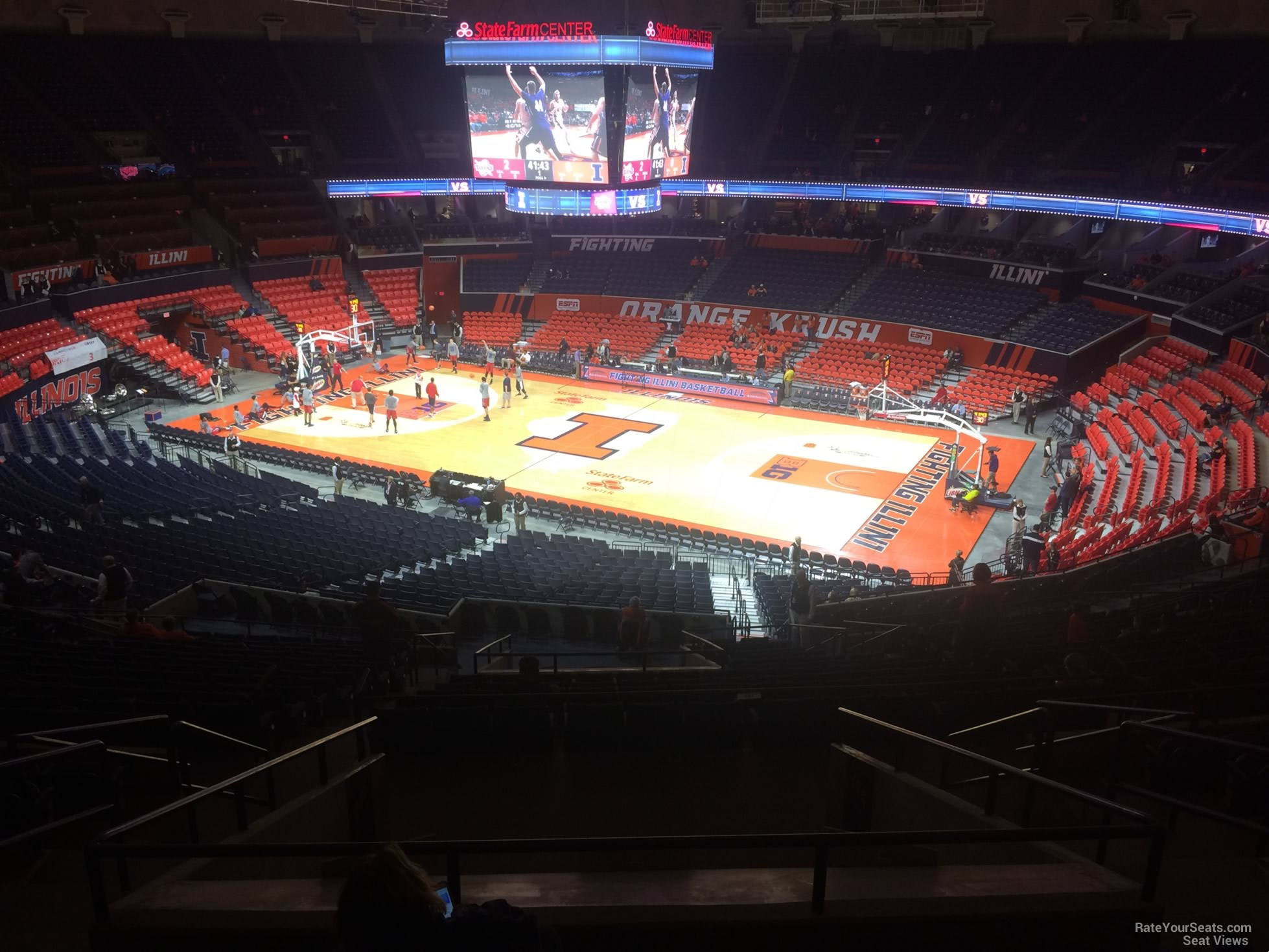 section 245, row 10 seat view  - state farm center