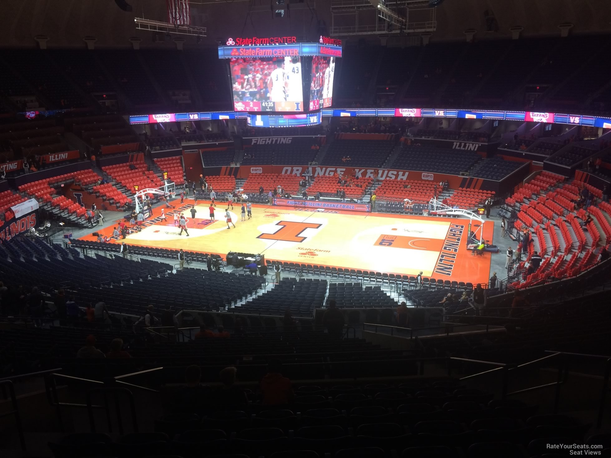 section 246, row 10 seat view  - state farm center