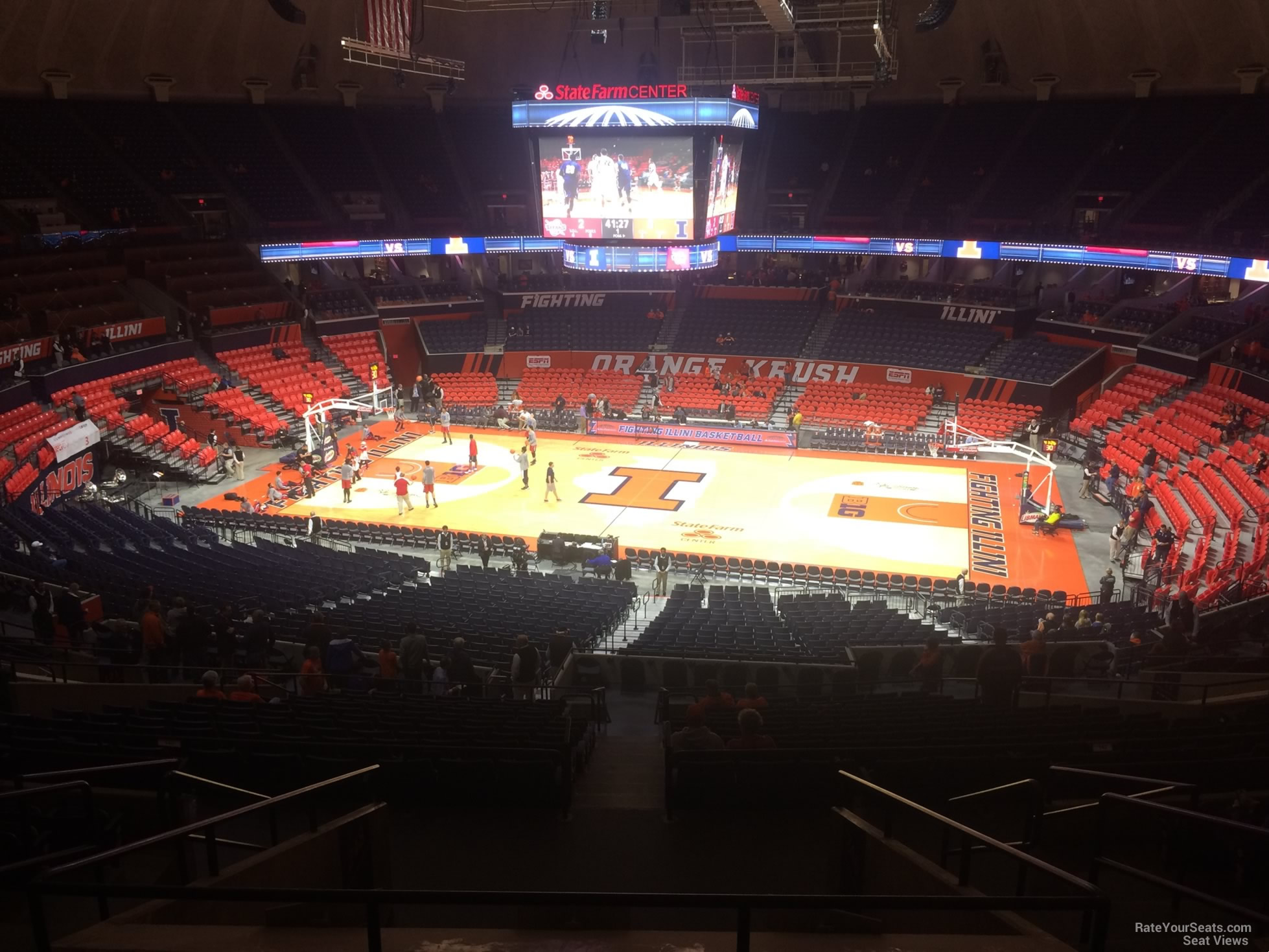 section 247, row 10 seat view  - state farm center