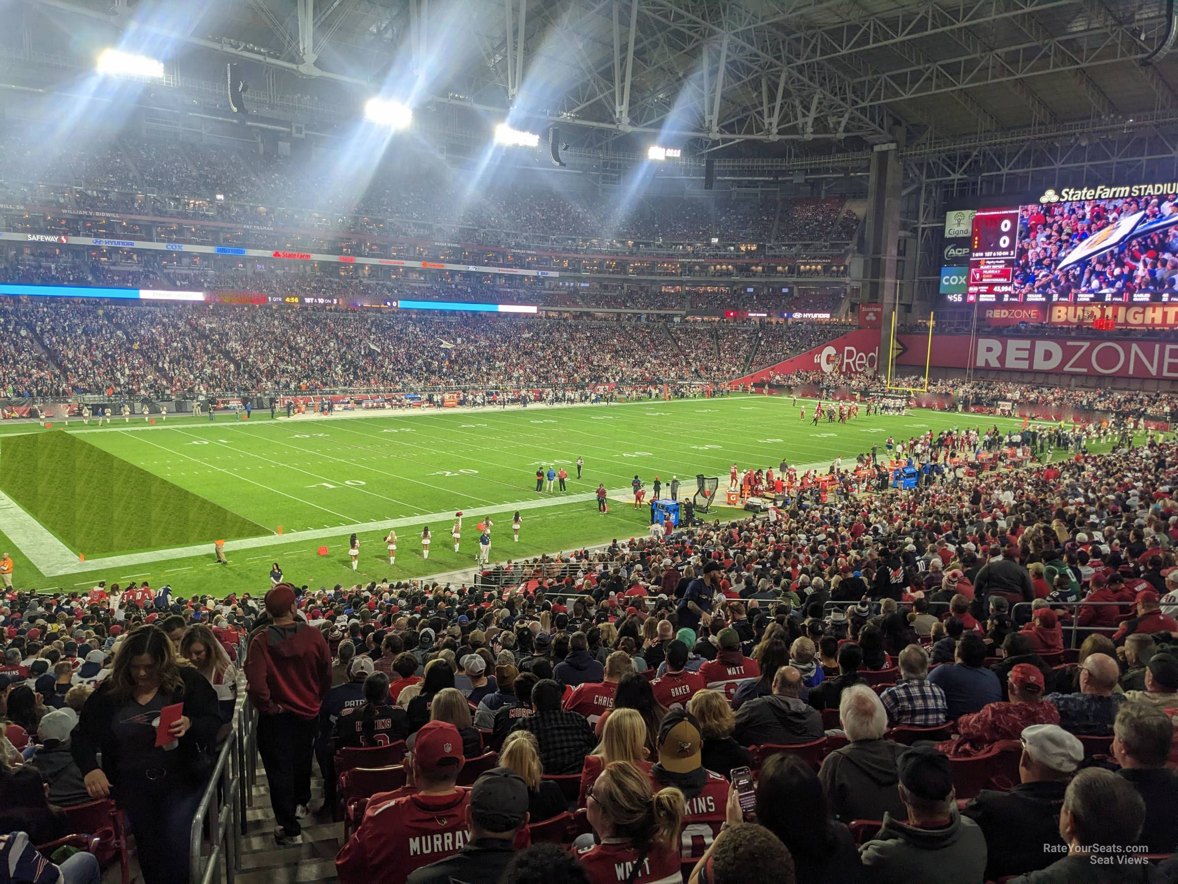 section 113, row 41 seat view  for football - state farm stadium