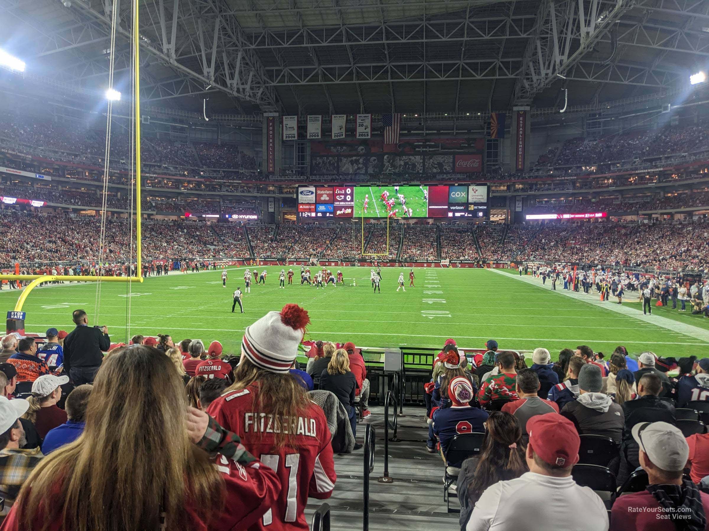 section 139, row 12 seat view  for football - state farm stadium