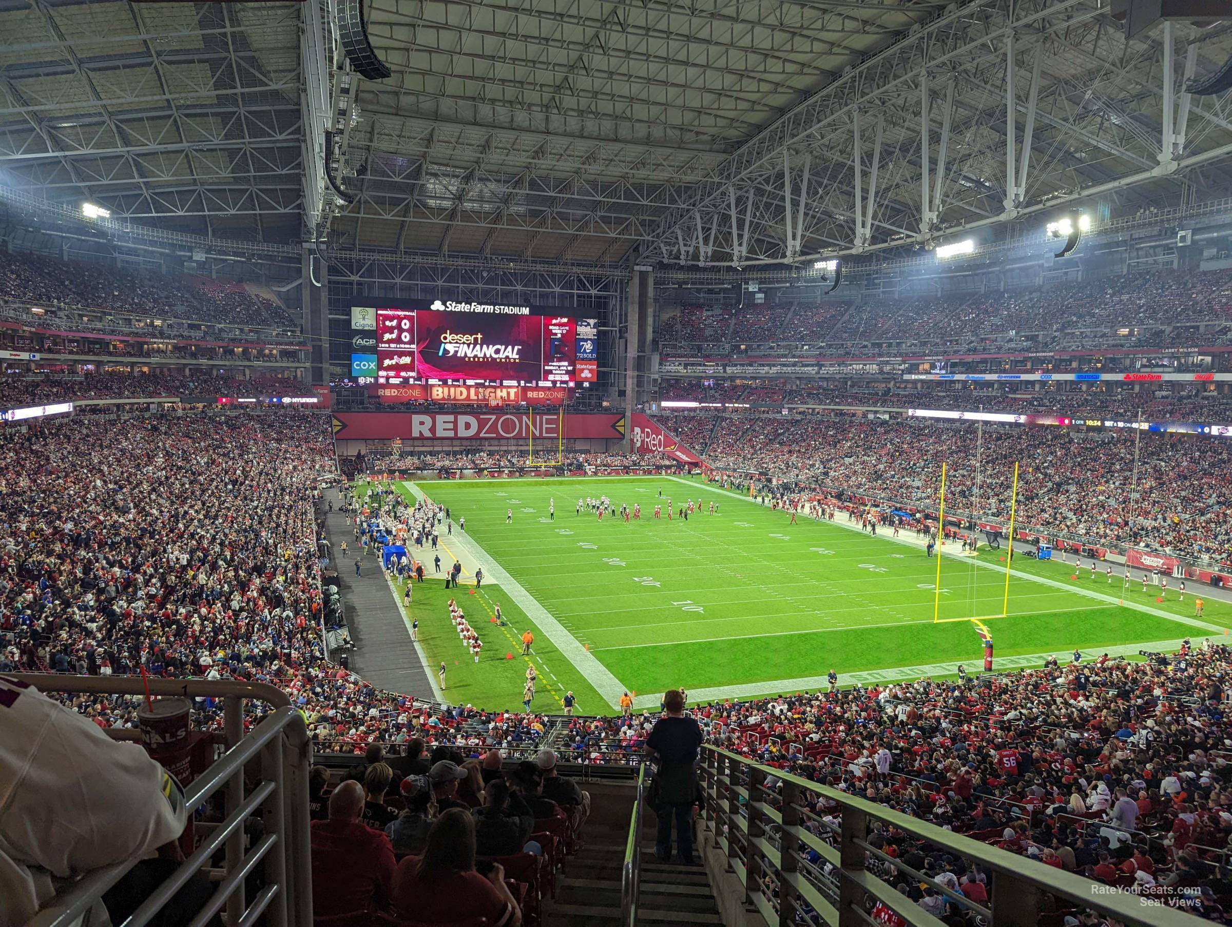 section 227, row 12 seat view  for football - state farm stadium