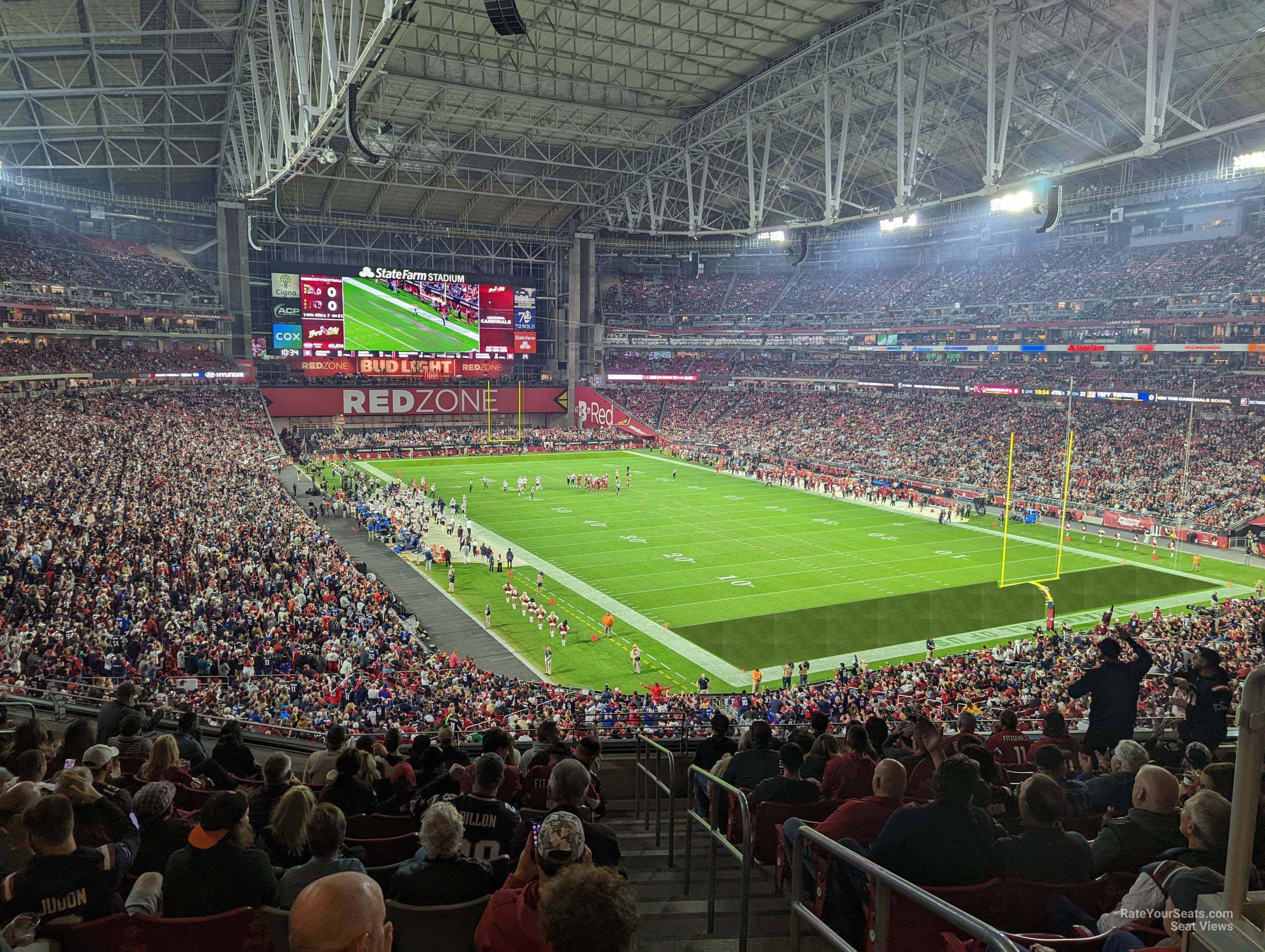 section 228, row 12 seat view  for football - state farm stadium