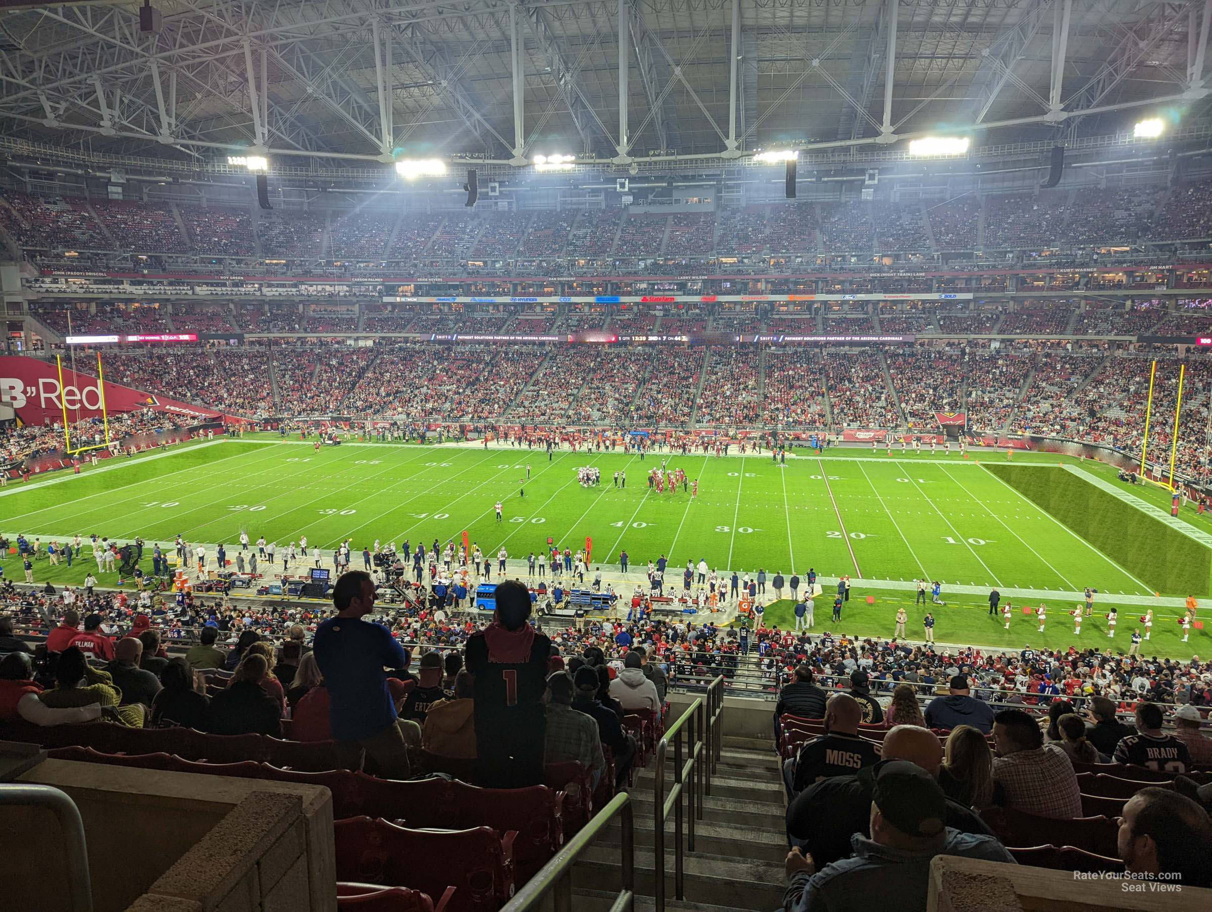 section 236, row 12 seat view  for football - state farm stadium