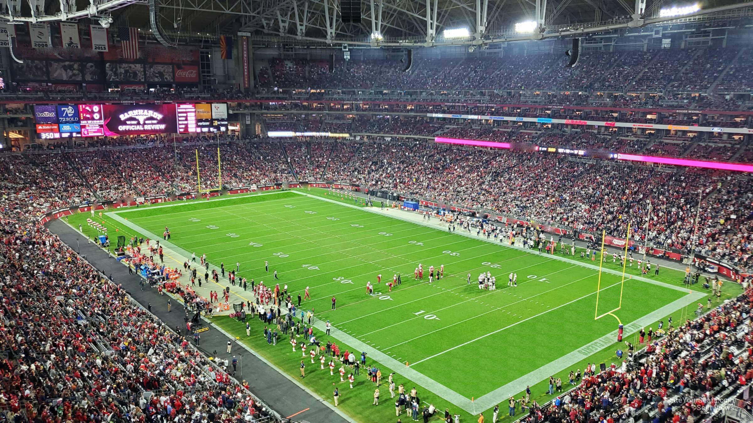 section 403, row 1 seat view  for football - state farm stadium