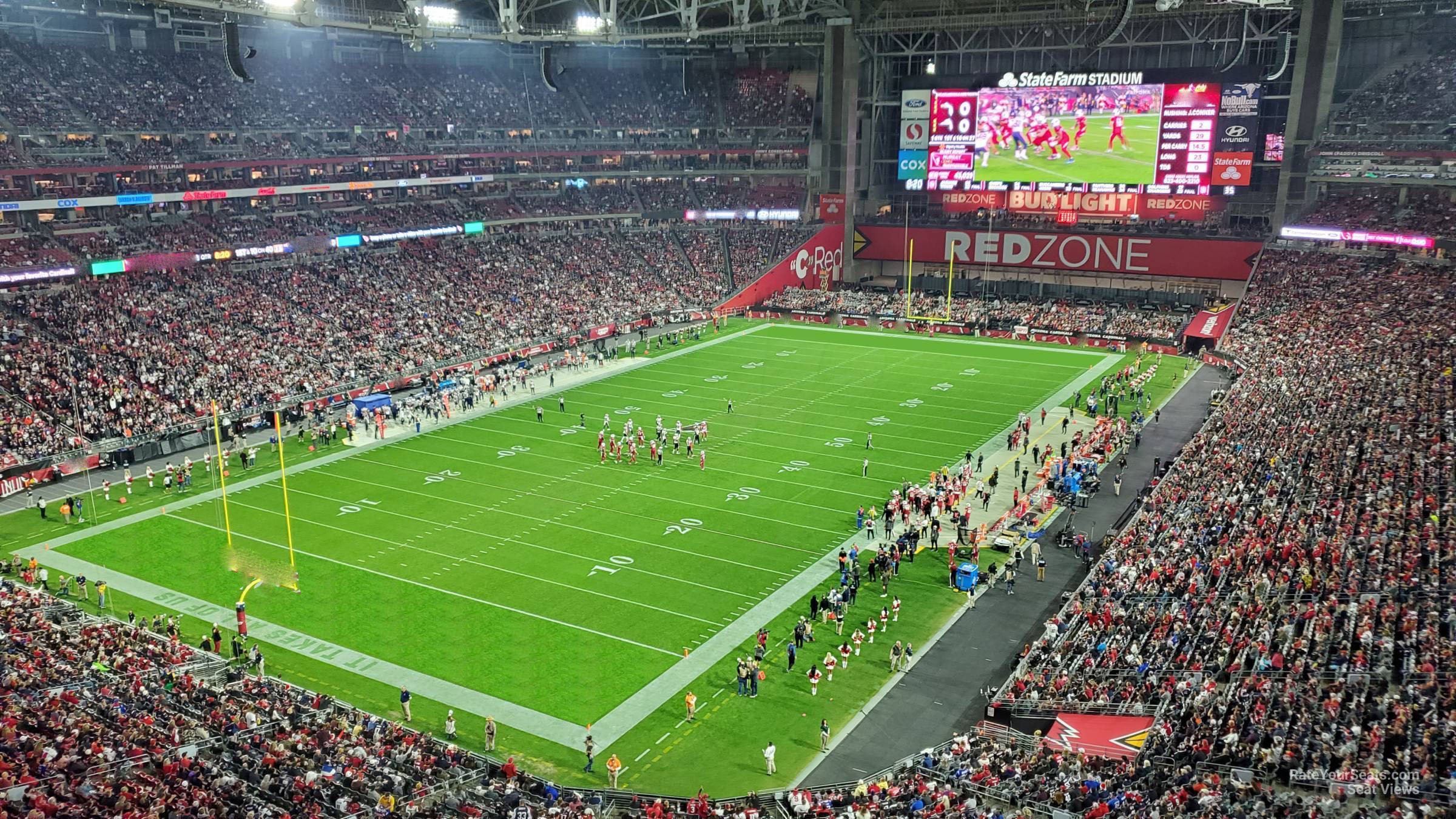 section 423, row 1 seat view  for football - state farm stadium