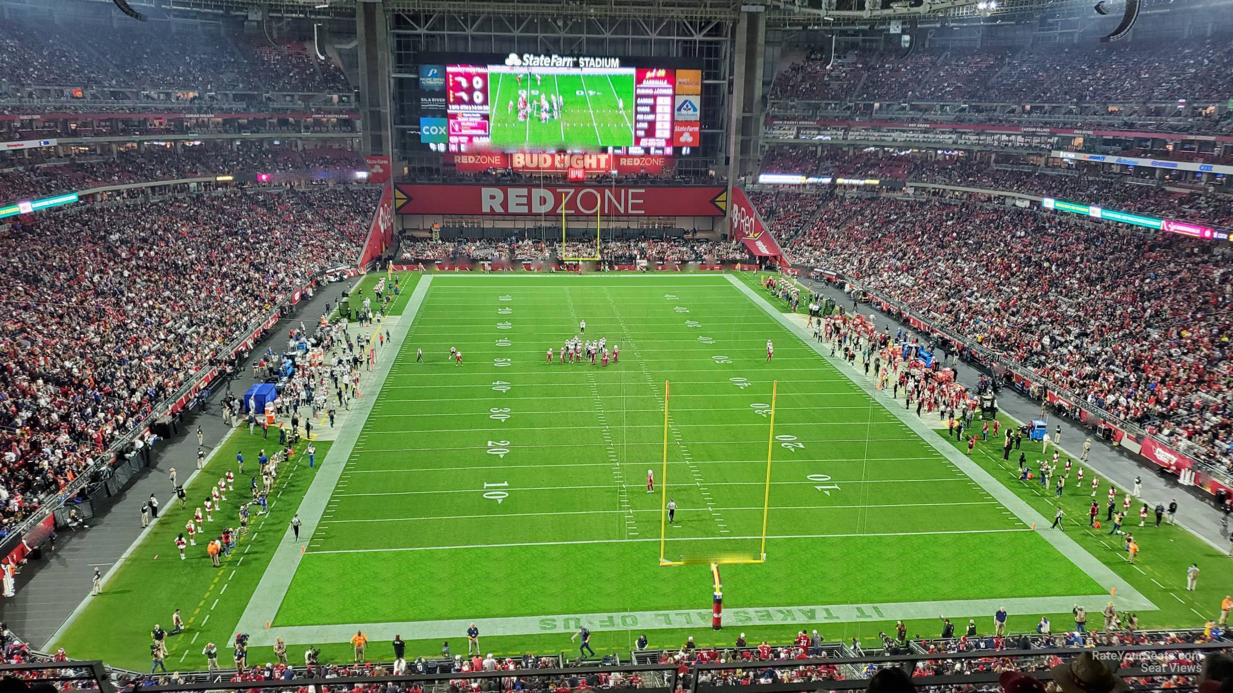 section 429, row e seat view  for football - state farm stadium