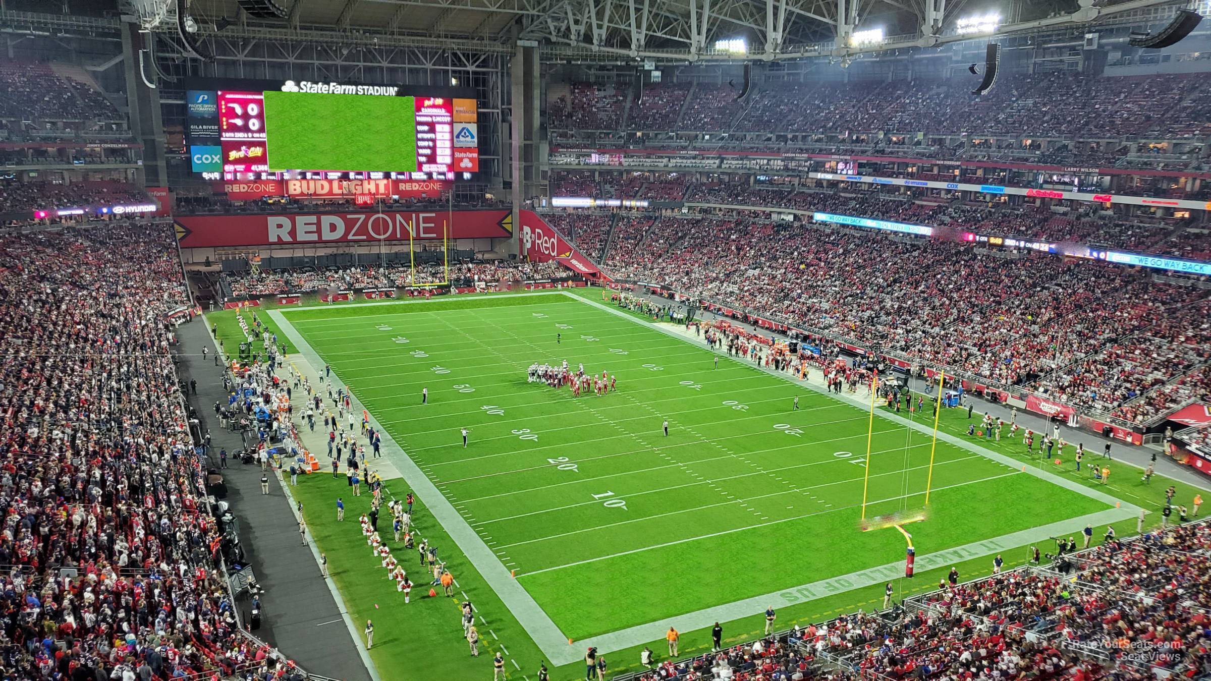 section 432, row 1 seat view  for football - state farm stadium