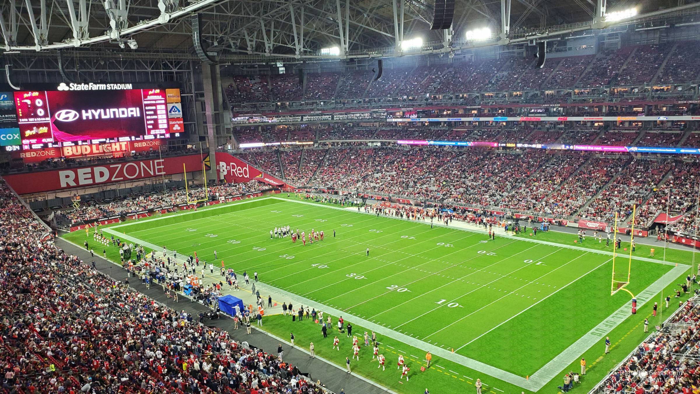 section 435, row 1 seat view  for football - state farm stadium