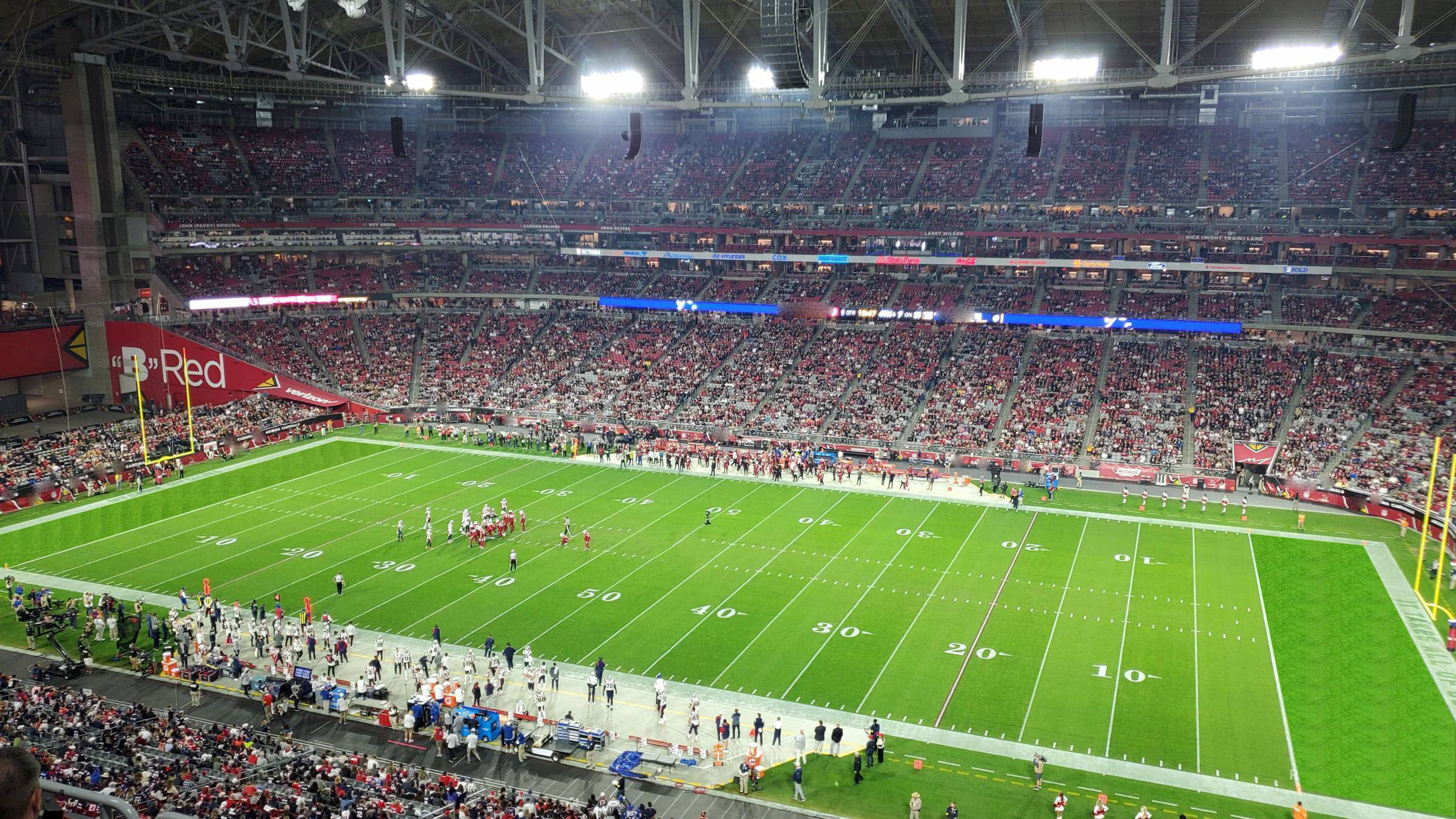 section 440, row 1 seat view  for football - state farm stadium