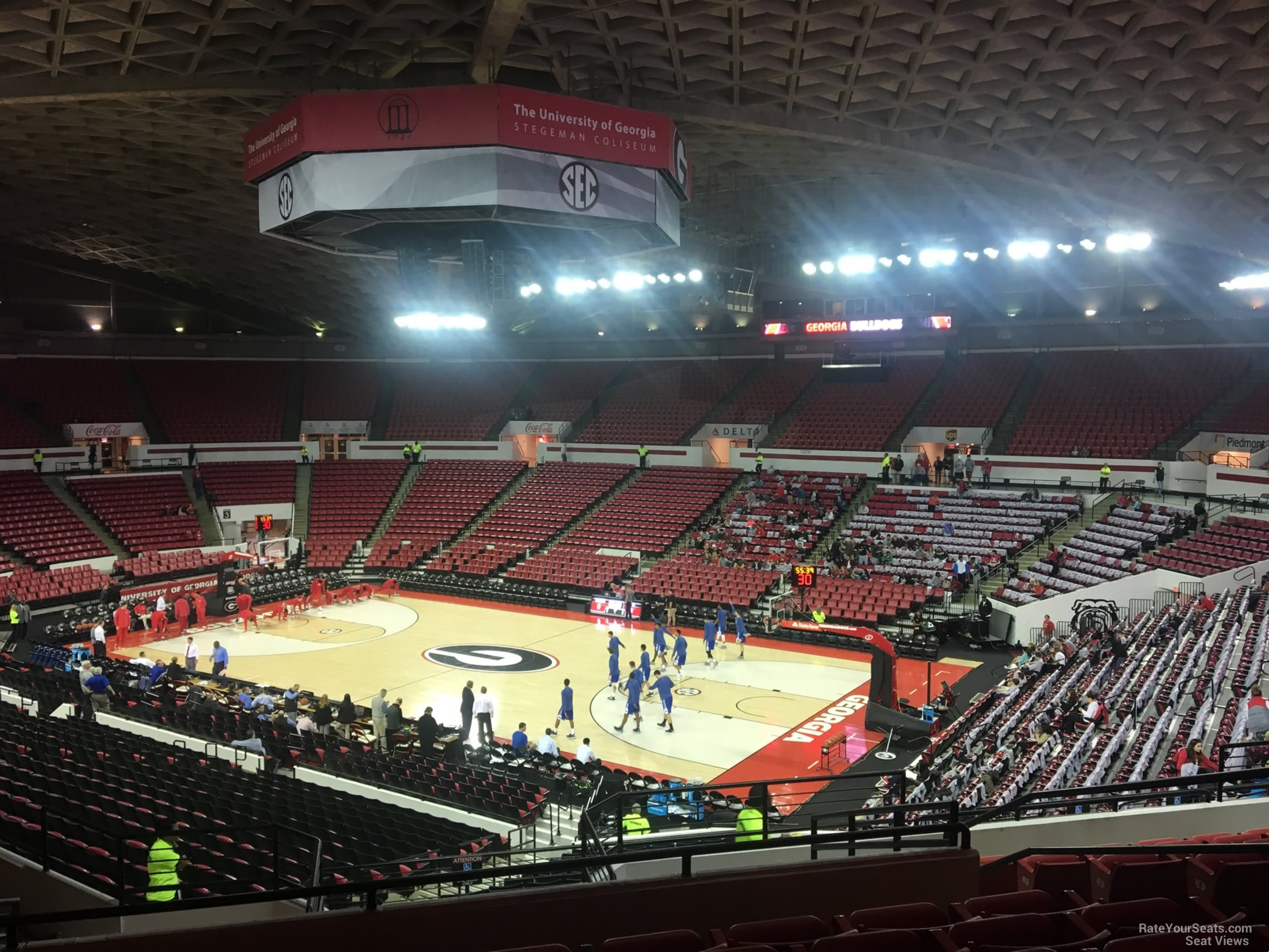 section bb, row 10 seat view  - stegeman coliseum