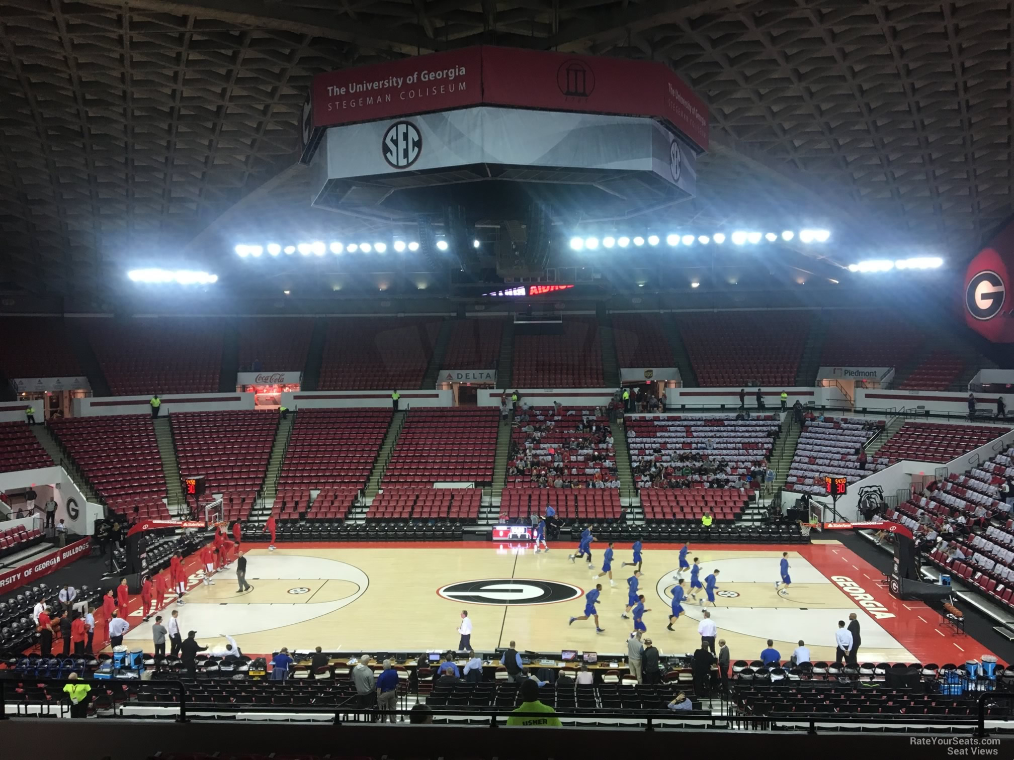 section ee, row 10 seat view  - stegeman coliseum