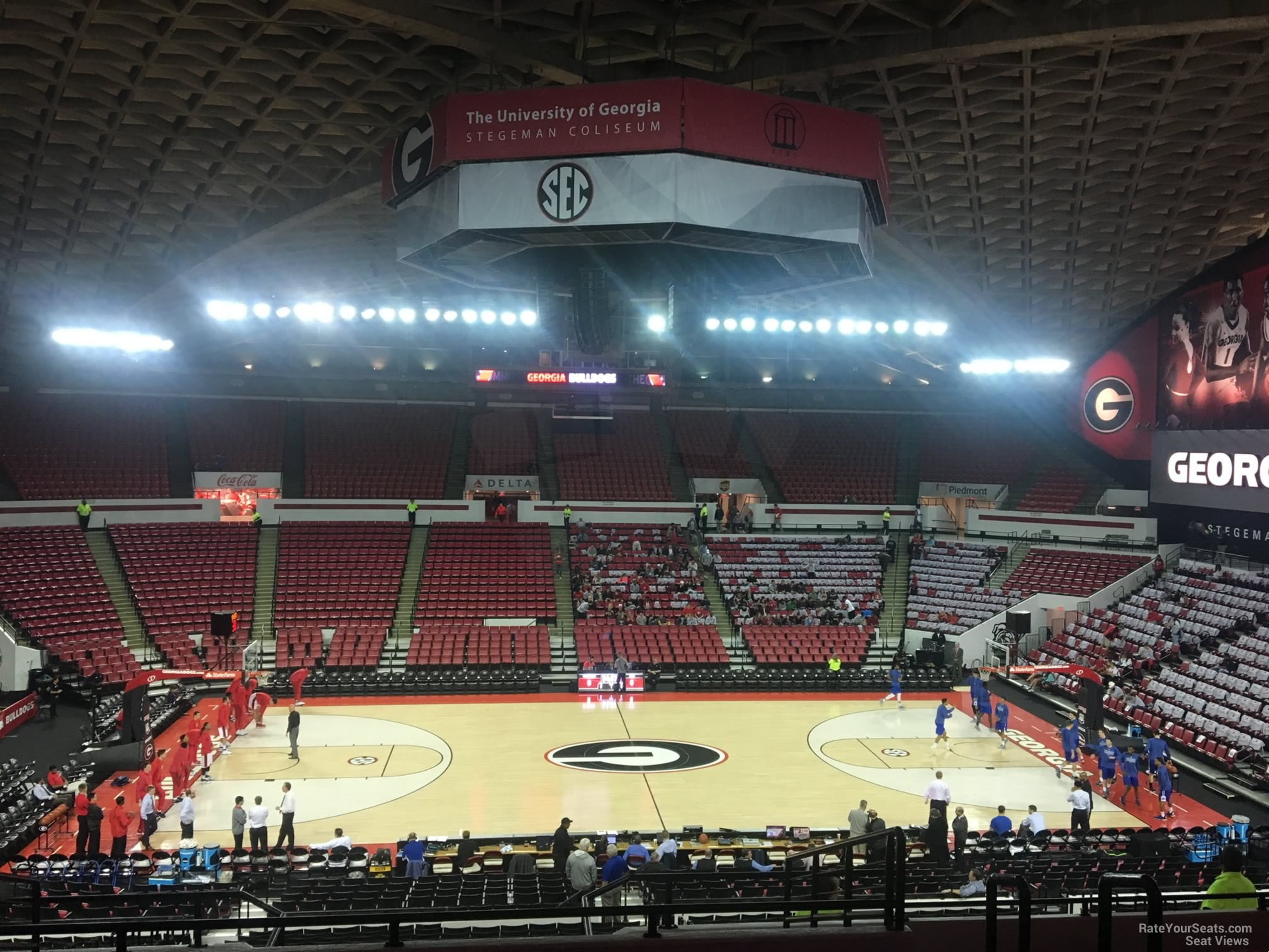 section ff, row 10 seat view  - stegeman coliseum