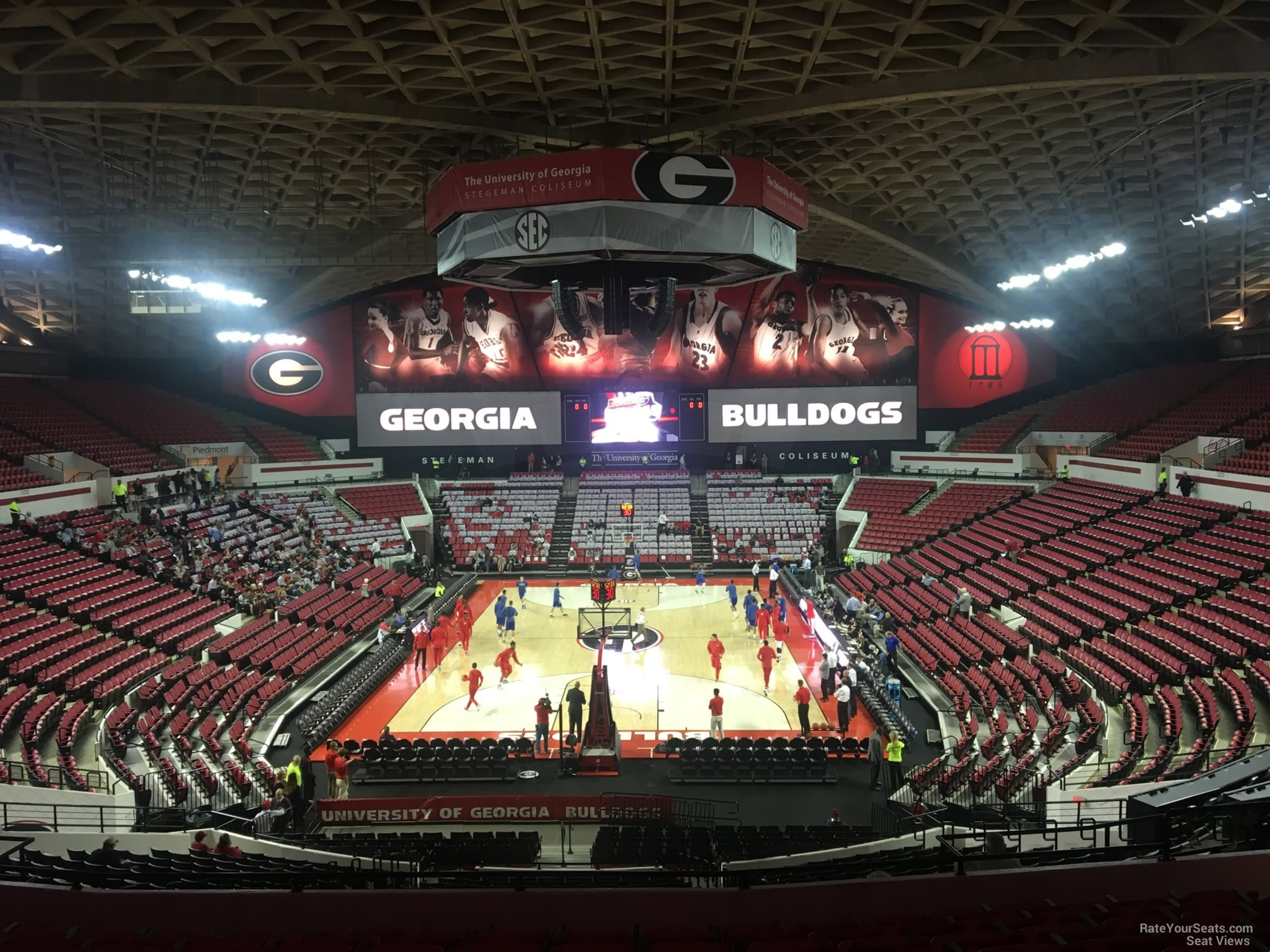 section mm, row 10 seat view  - stegeman coliseum