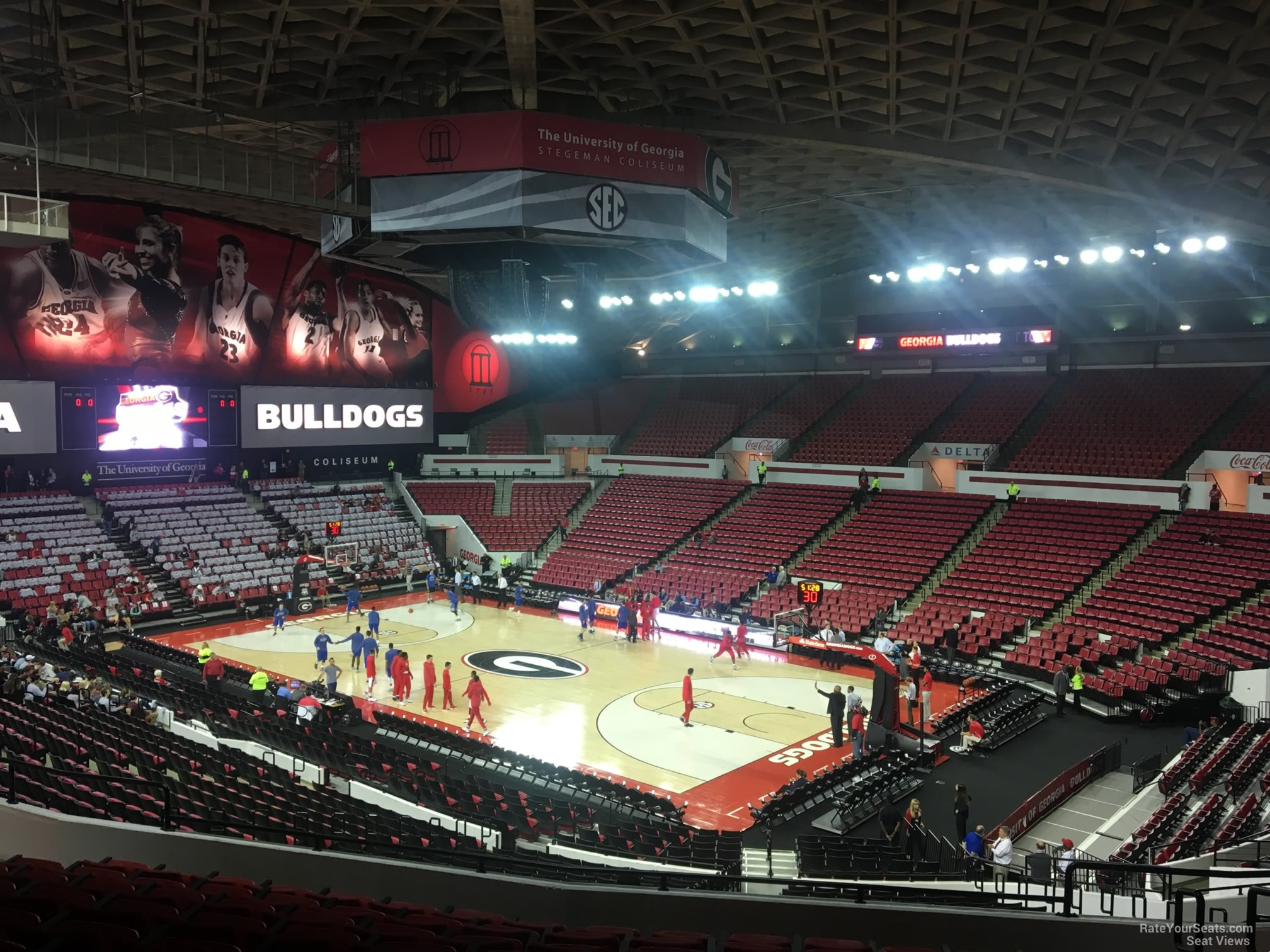 section qq, row 10 seat view  - stegeman coliseum