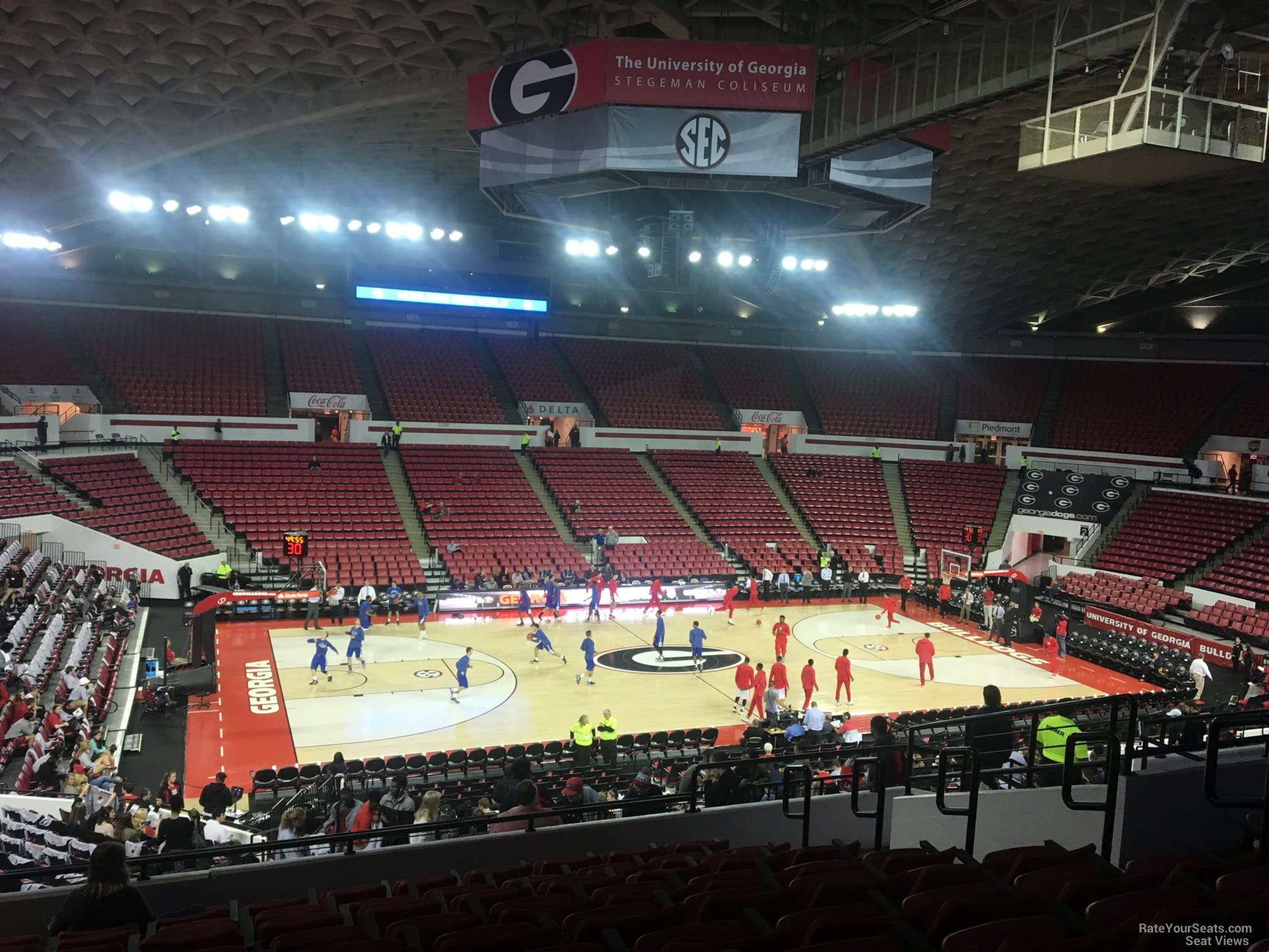 section ww, row 10 seat view  - stegeman coliseum