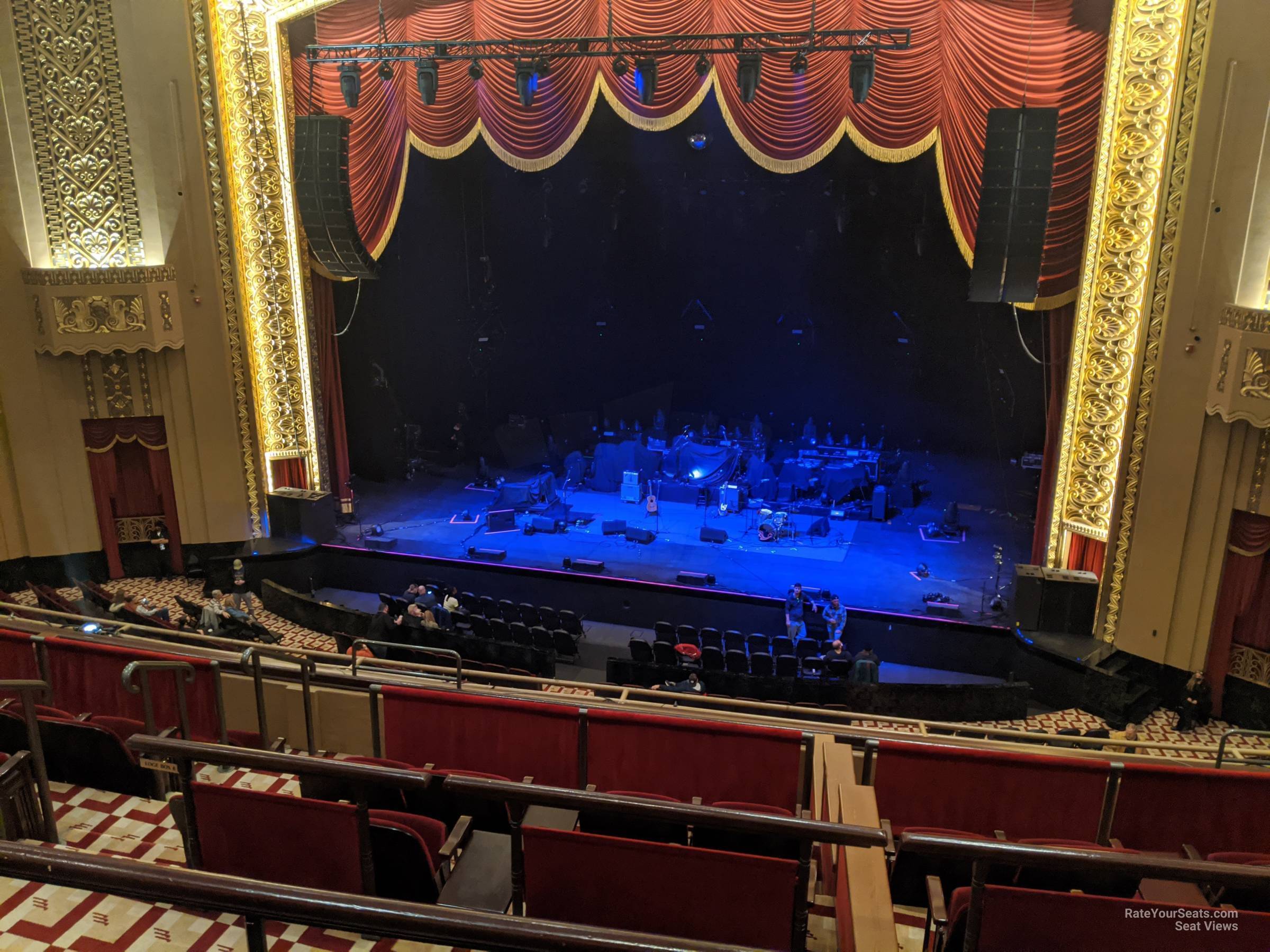 mezzanine right center, row d seat view  - stifel theatre