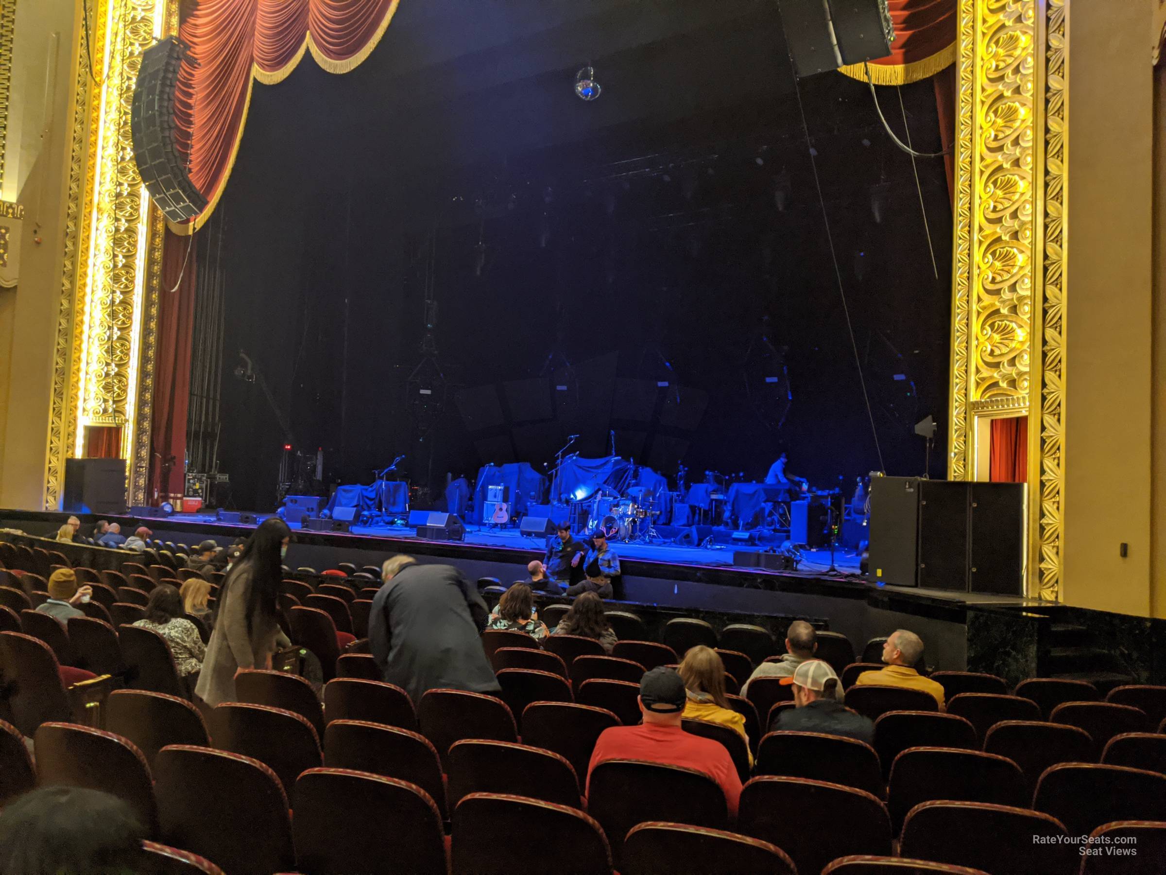 orchestra right, row k seat view  - stifel theatre