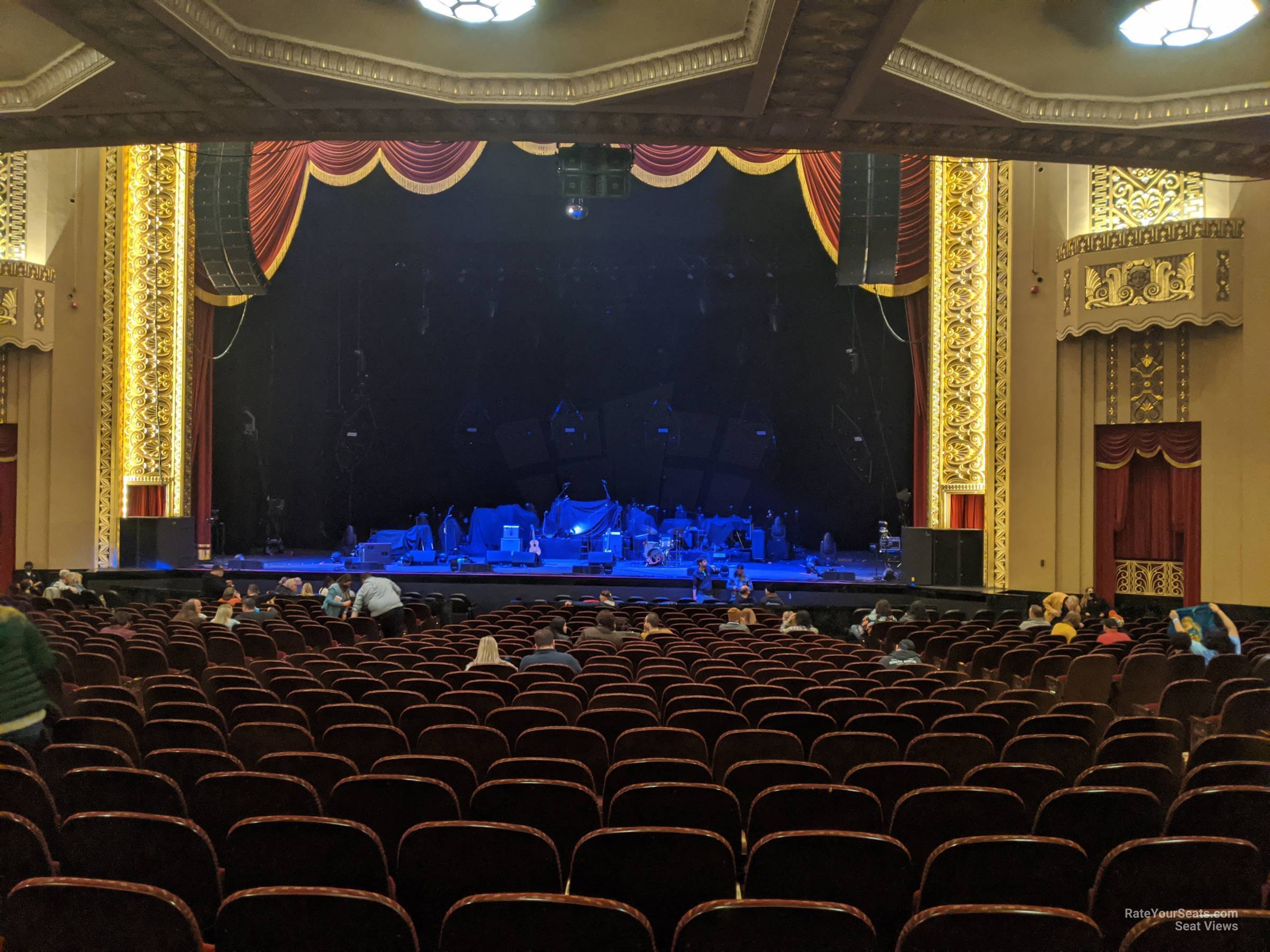 orchestra right center, row aa seat view  - stifel theatre