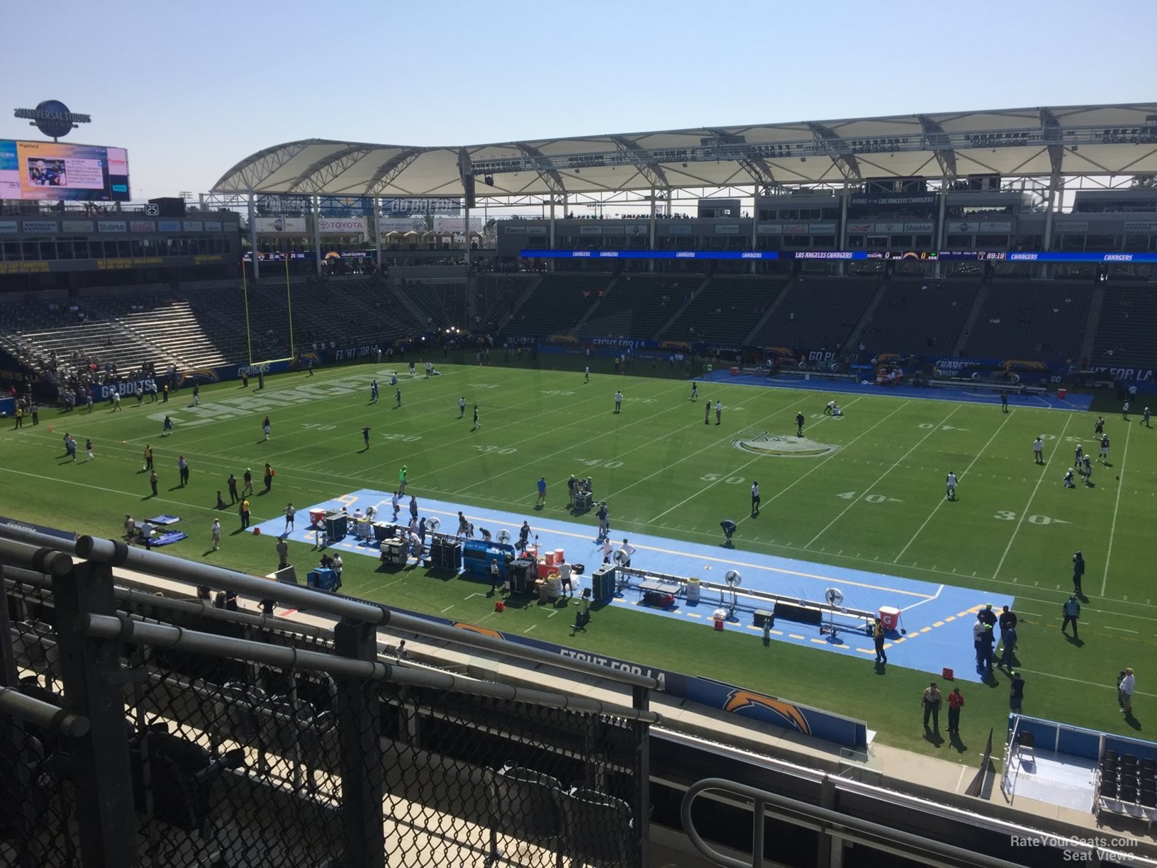 section 230, row hh seat view  for football - dignity health sports park
