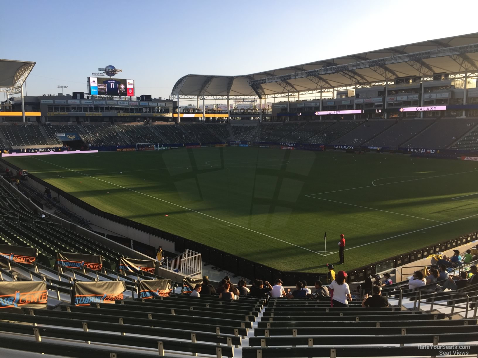 section 126, row v seat view  for soccer - dignity health sports park