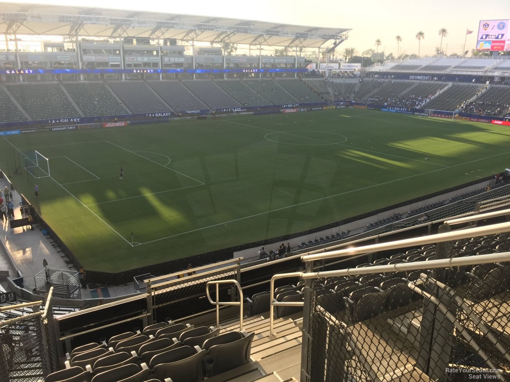 section 238, row jj seat view  for soccer - dignity health sports park