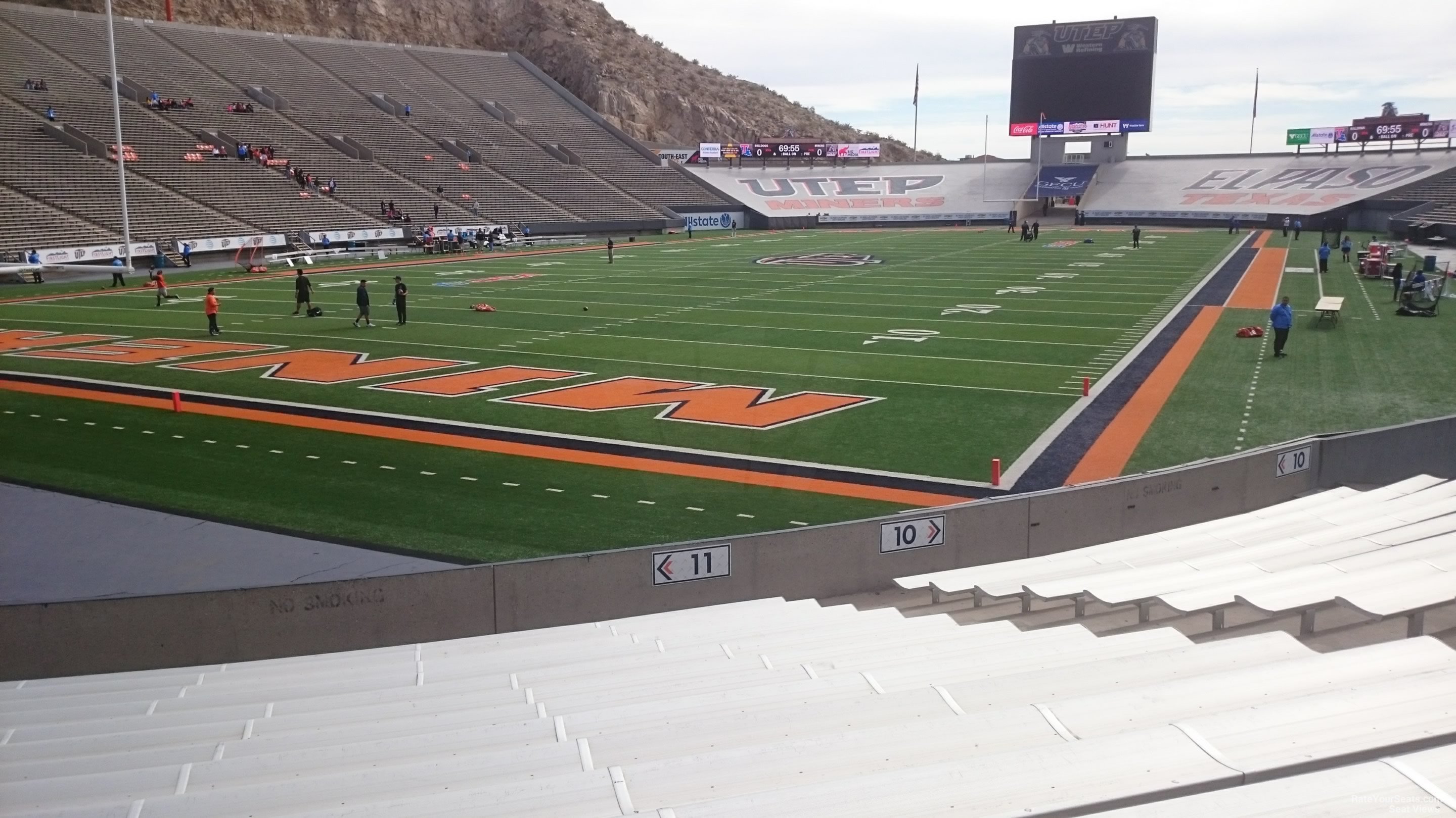 view from Section 11 