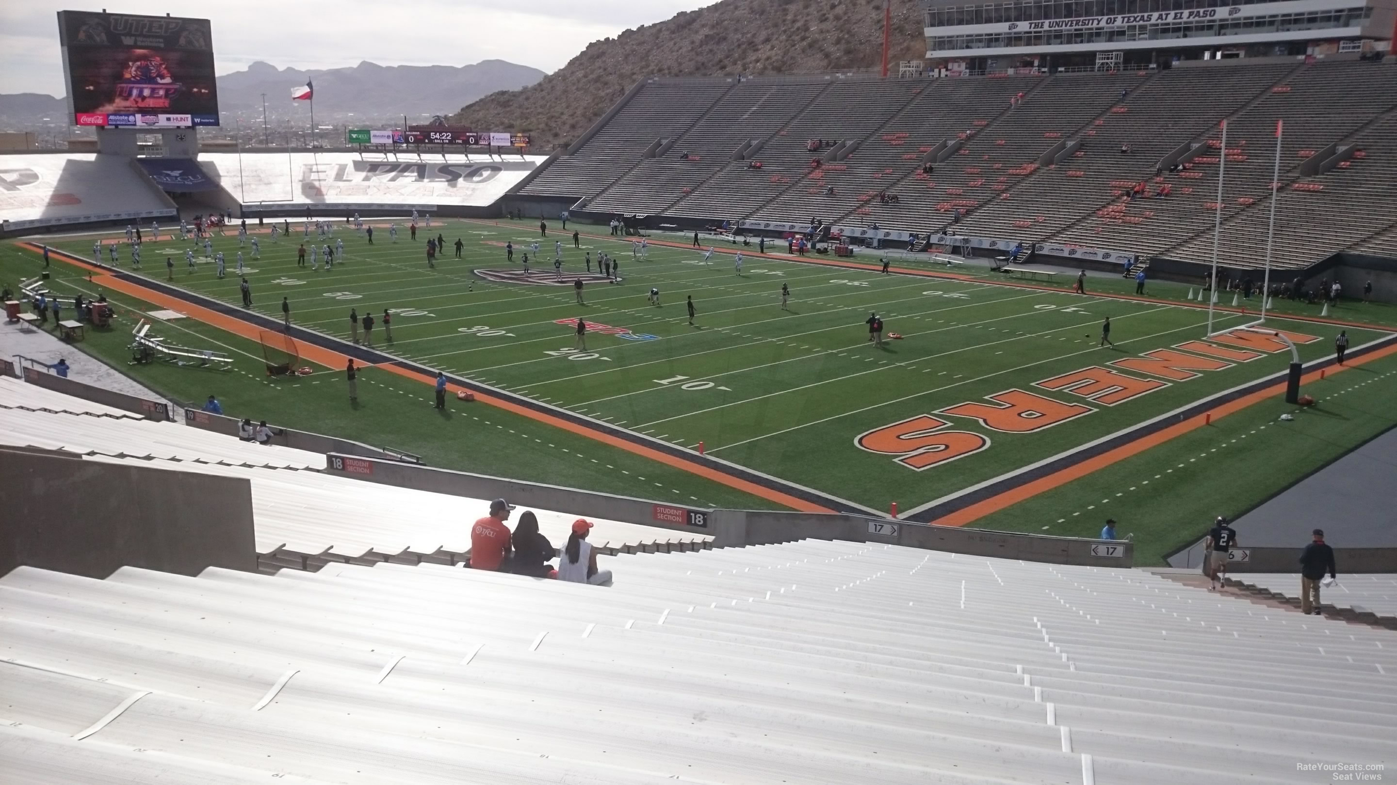 Sun Bowl Section 17 UTEP Football
