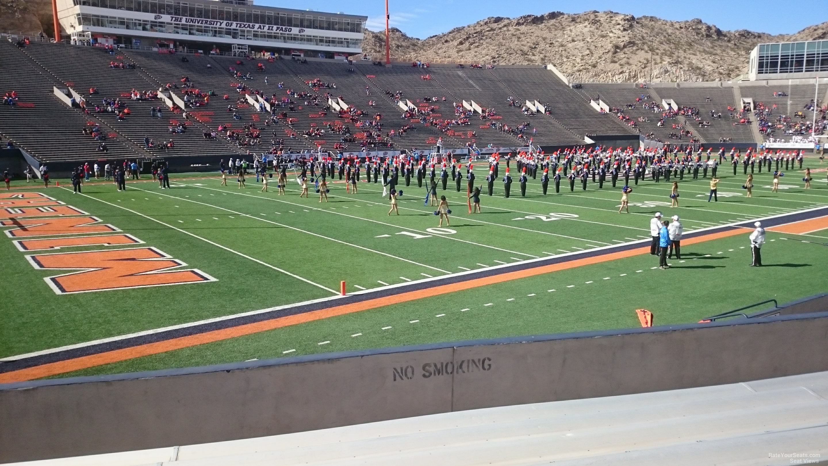 section 26, row 15 seat view  for football - sun bowl