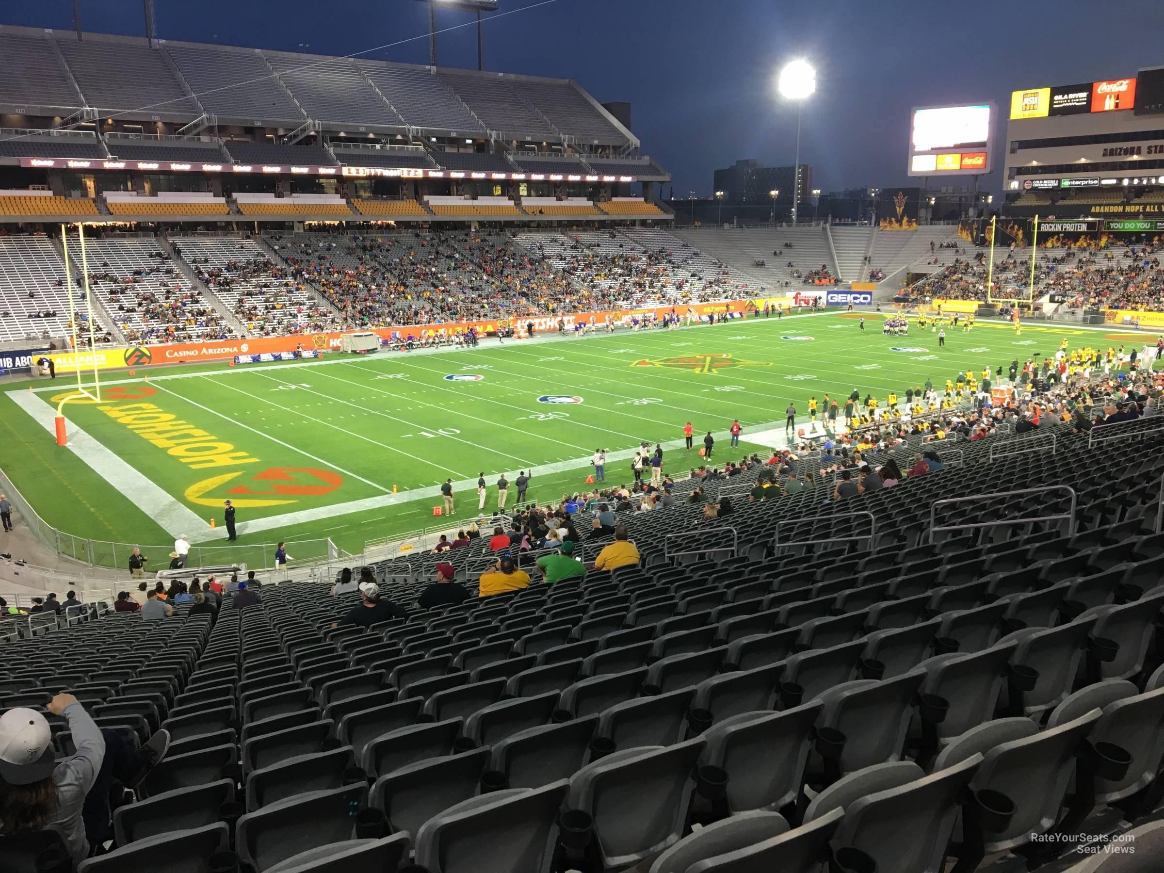 section 12, row 37 seat view  - sun devil stadium