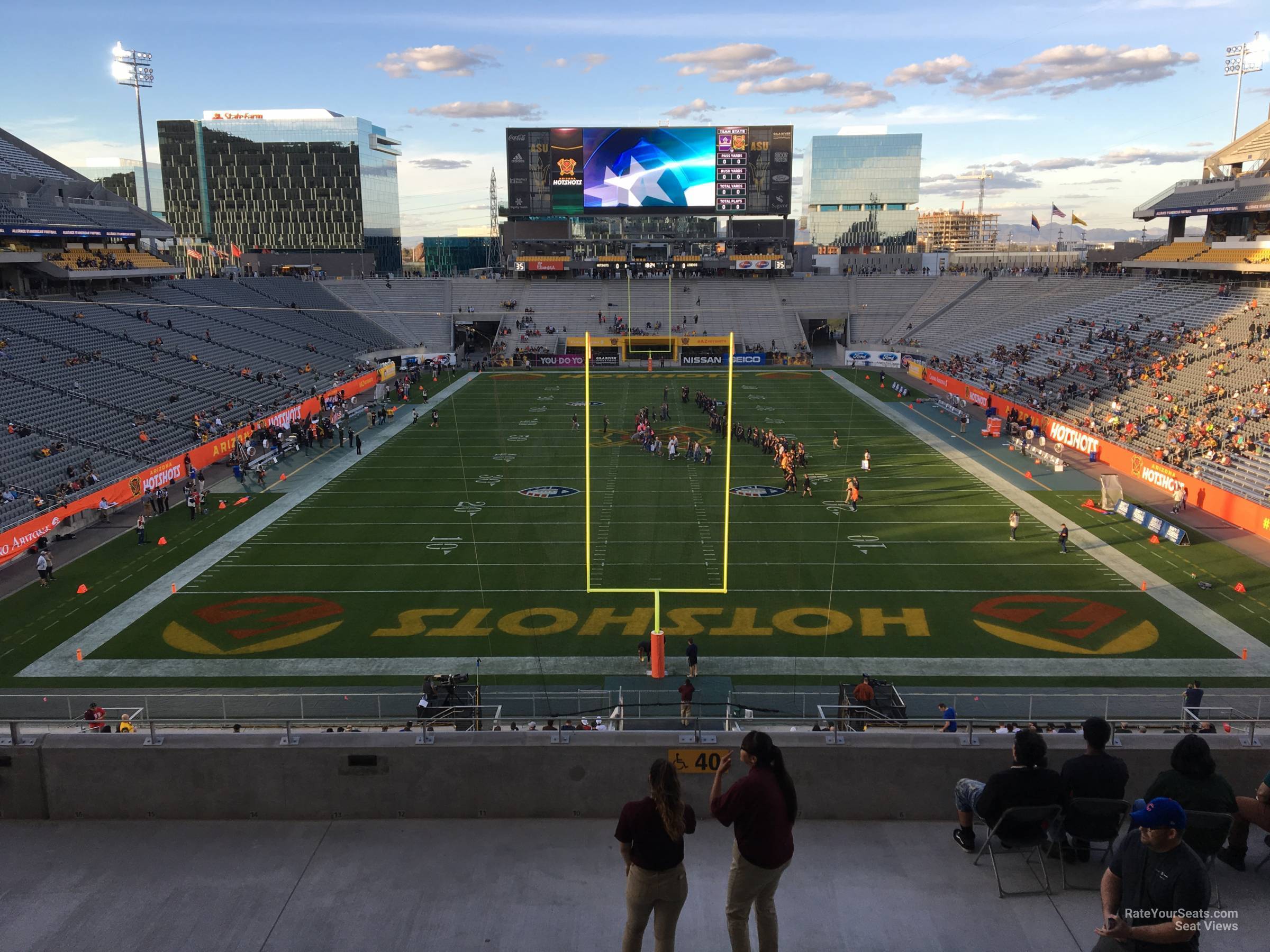 section 147, row 3 seat view  - sun devil stadium