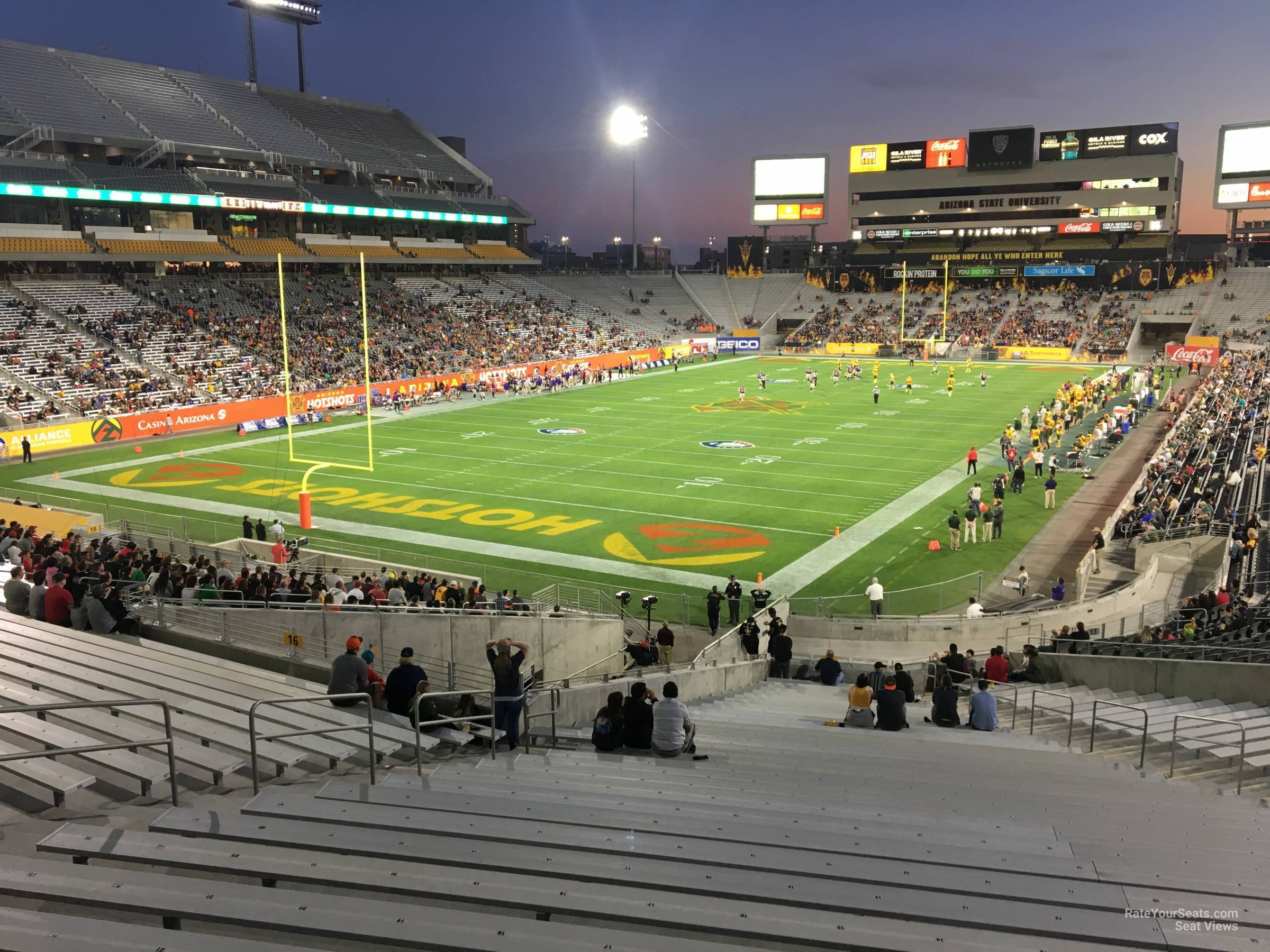 section 15, row 37 seat view  - sun devil stadium