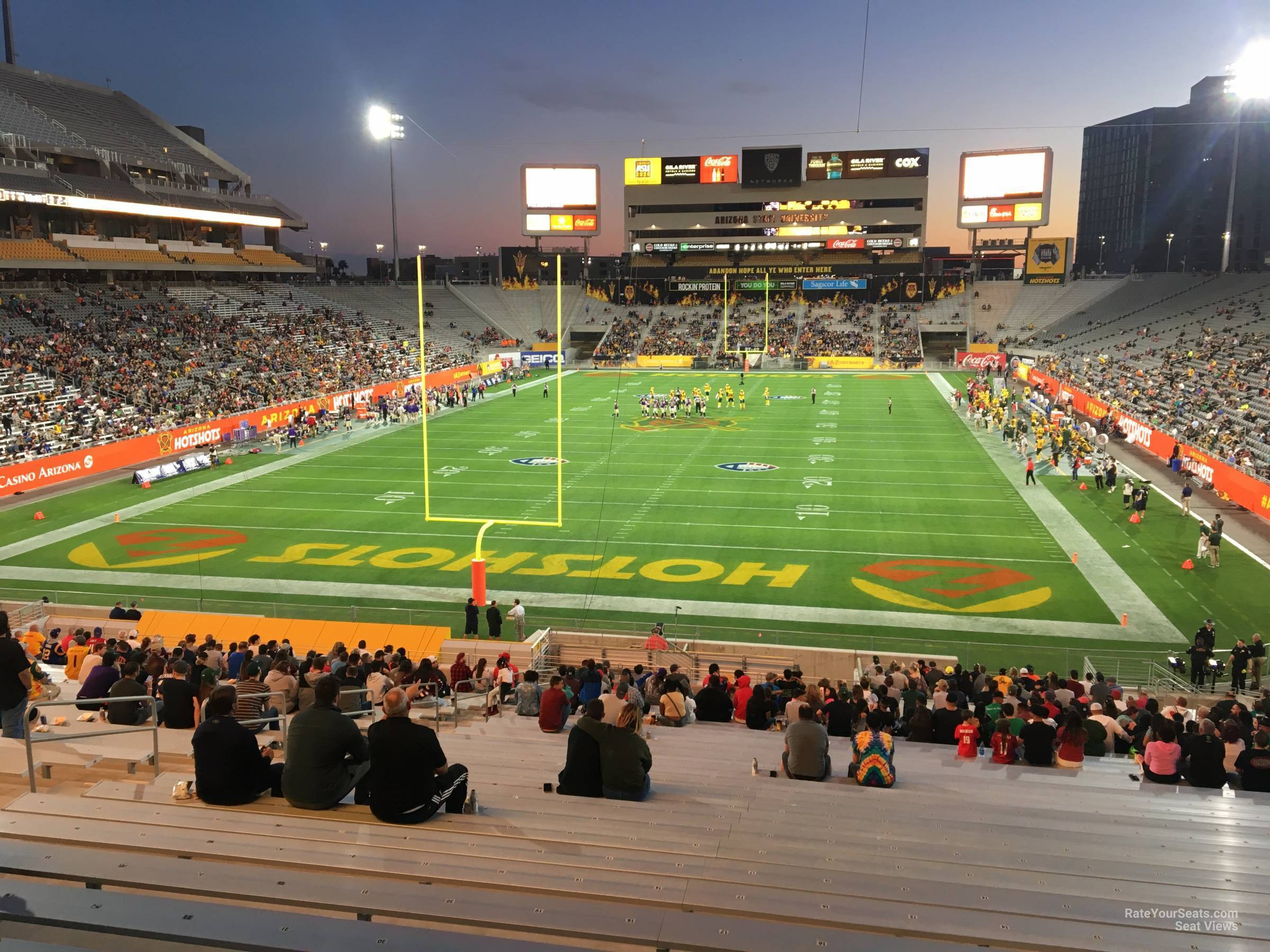 section 17, row 37 seat view  - sun devil stadium