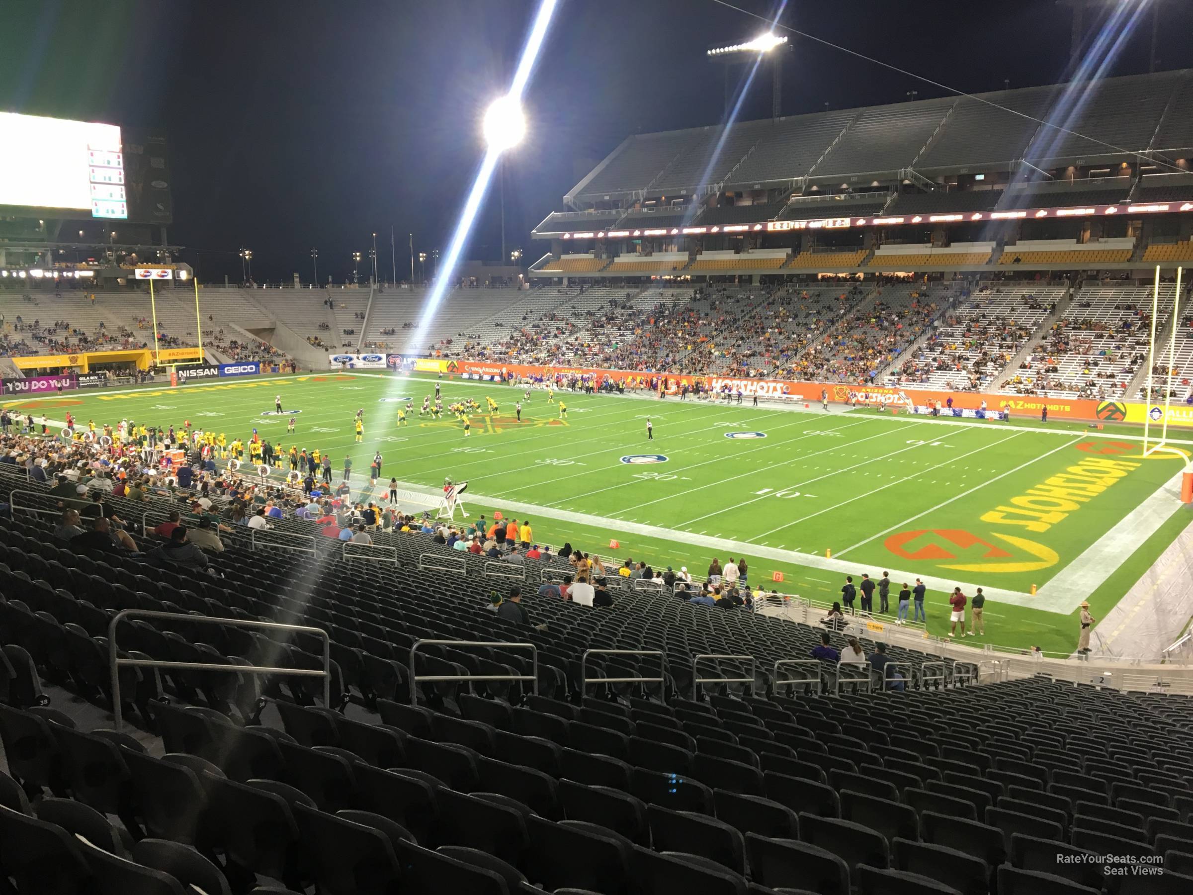 section 2, row 37 seat view  - sun devil stadium