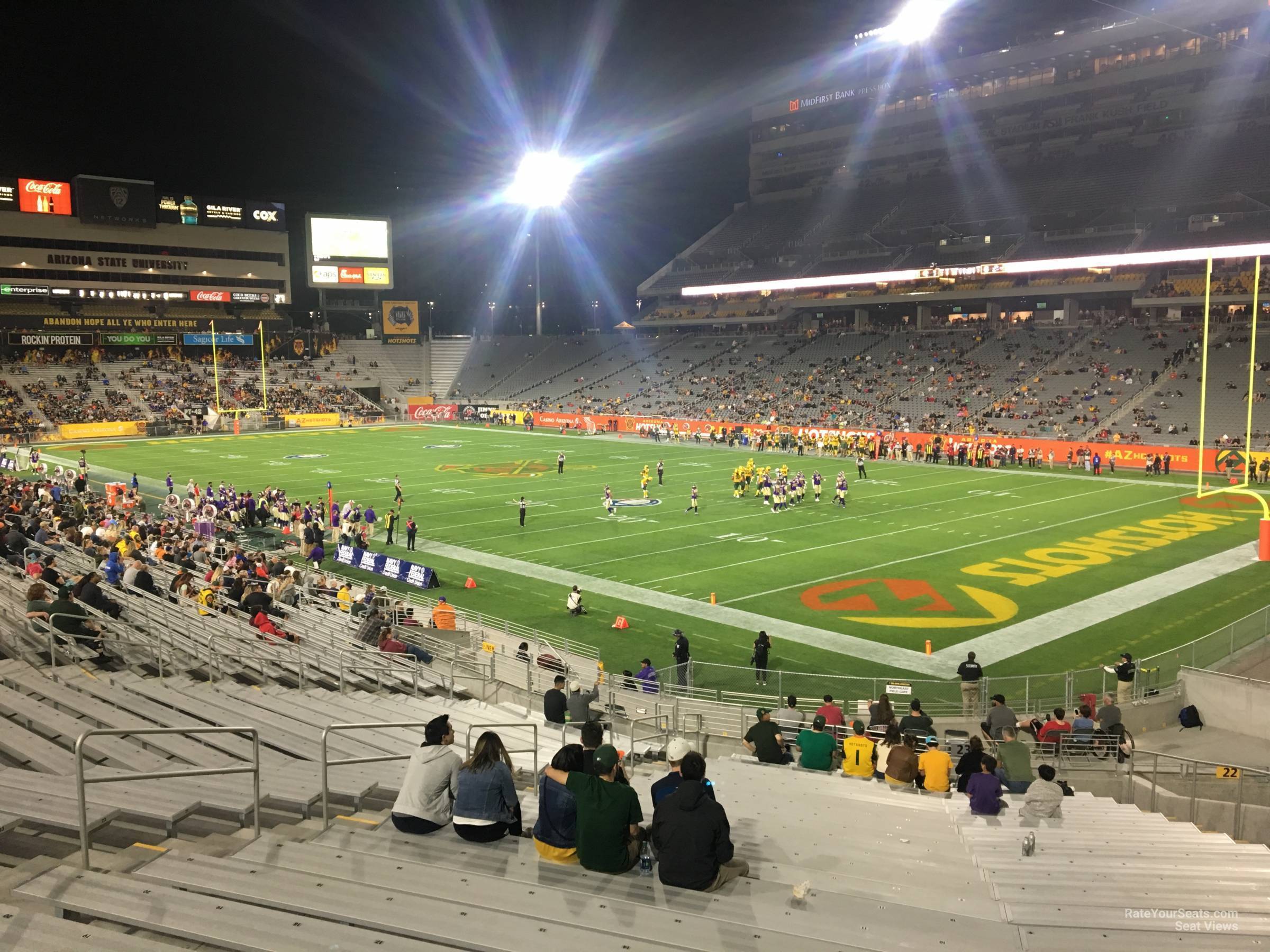 section 23, row 27 seat view  - mountain america stadium