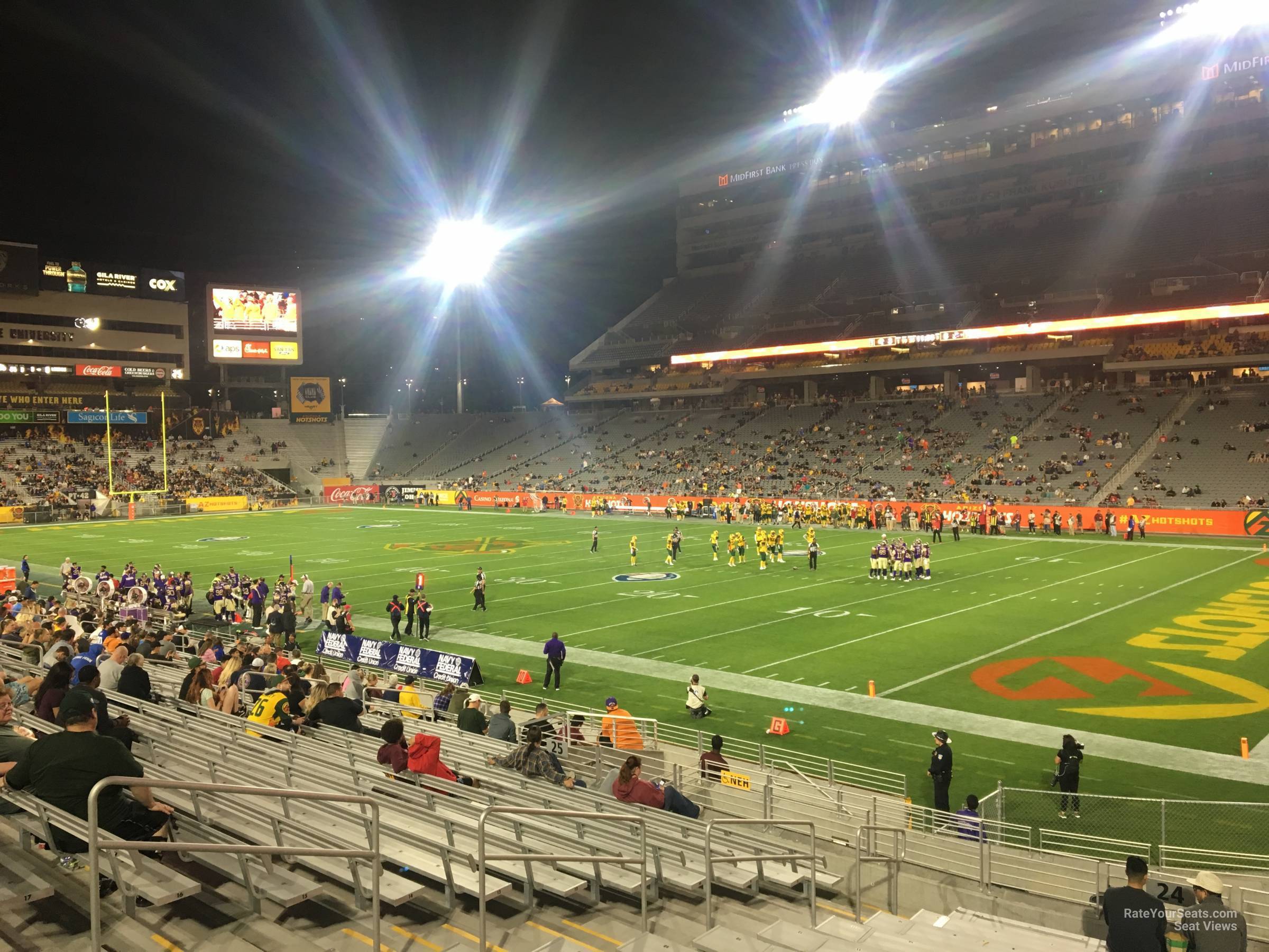 section 24, row 17 seat view  - mountain america stadium