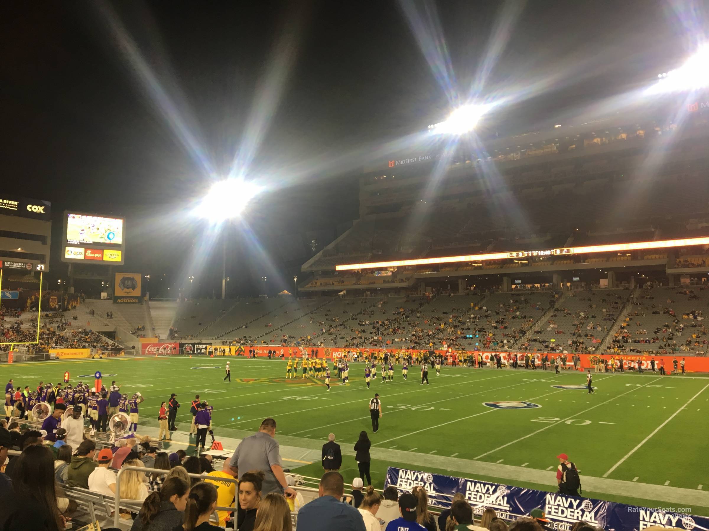 section 26, row 7 seat view  - sun devil stadium