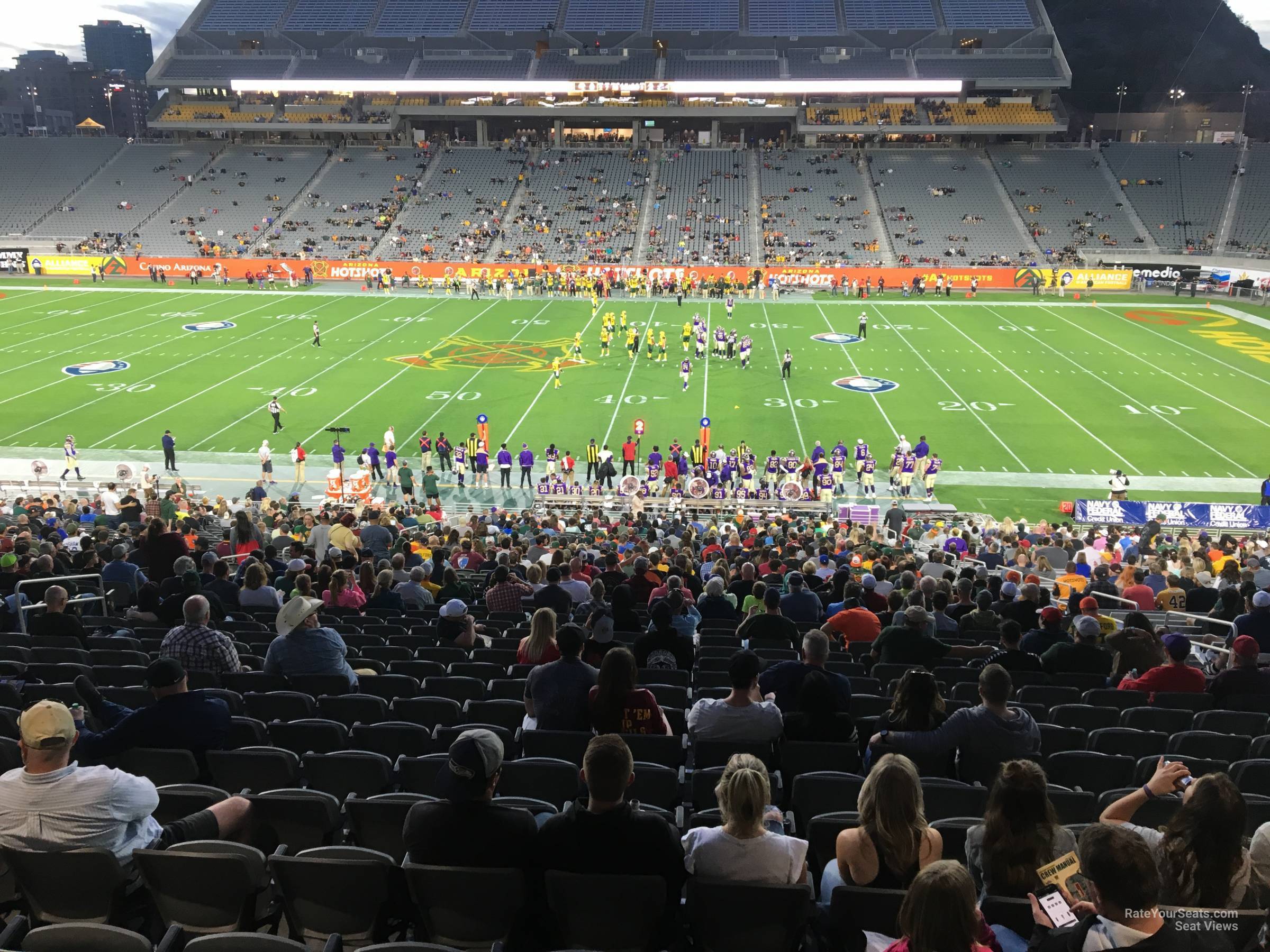 section 28, row 37 seat view  - sun devil stadium