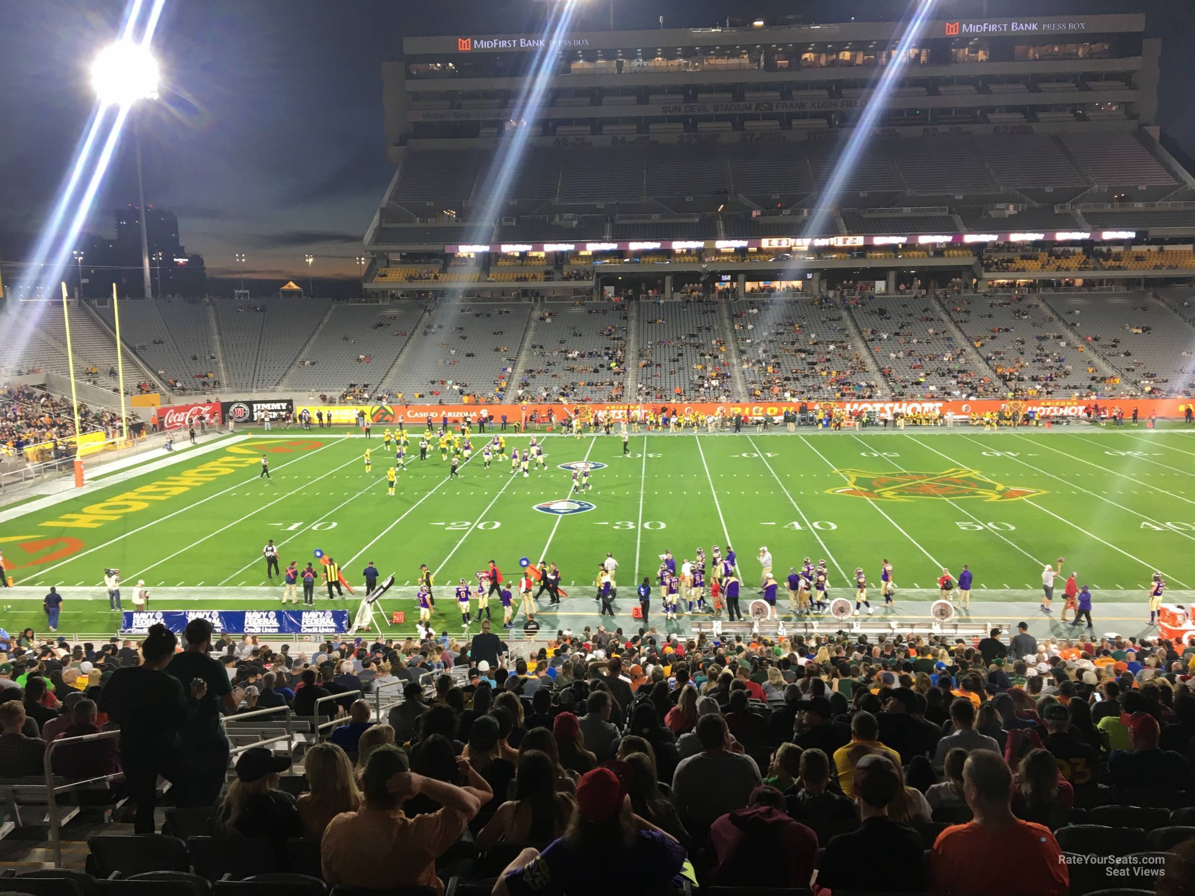 section 30, row 37 seat view  - sun devil stadium