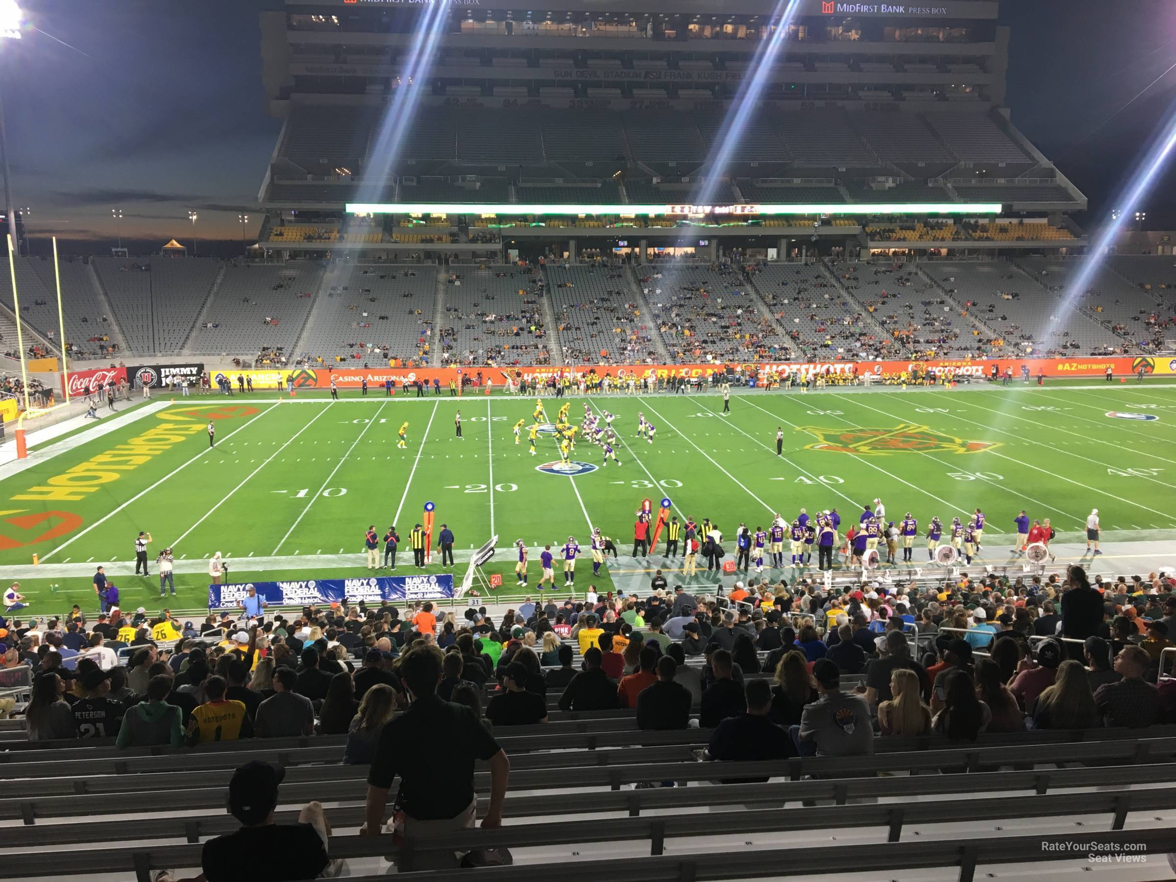 section 31, row 37 seat view  - sun devil stadium