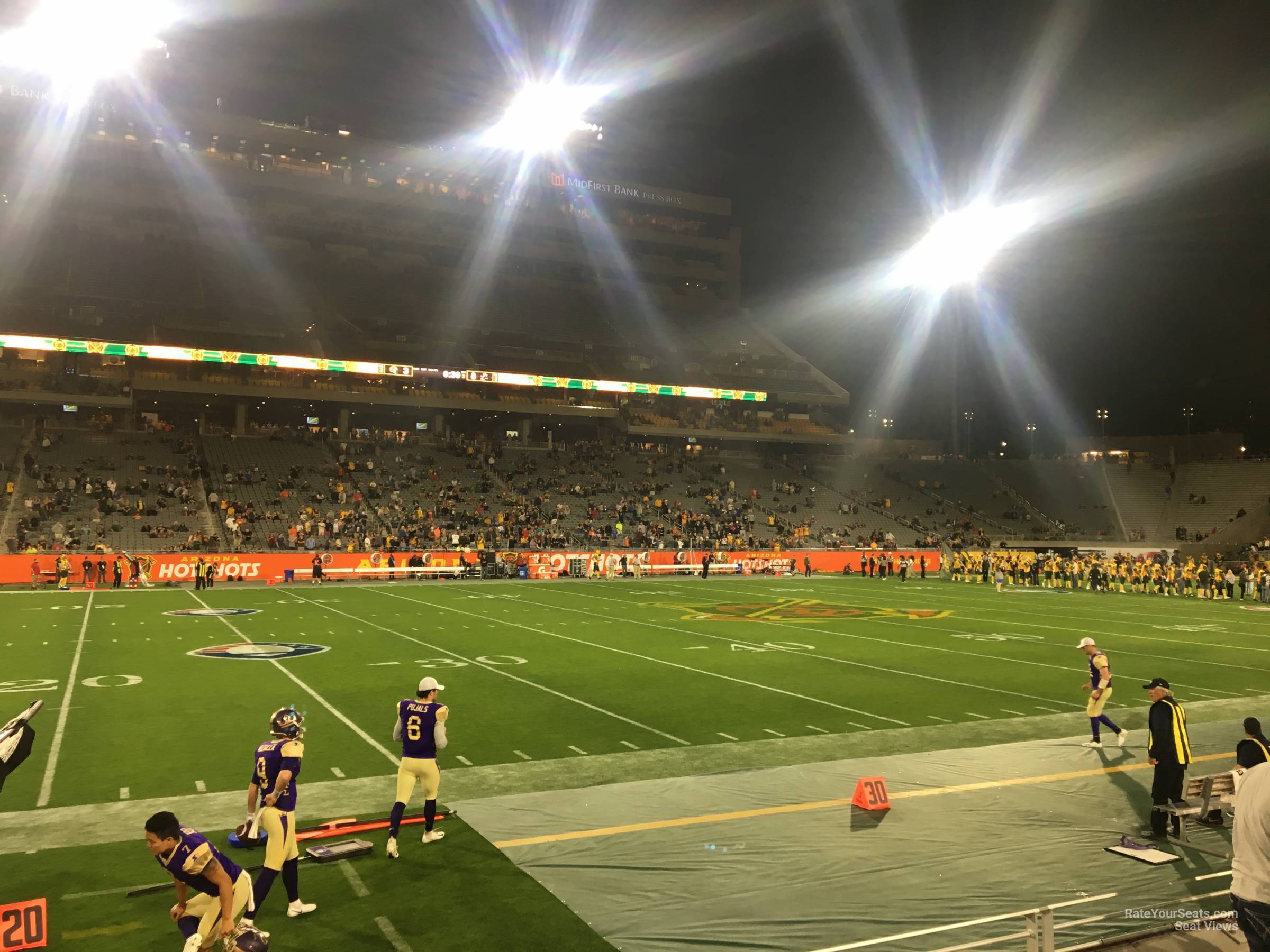 section 31, row 7 seat view  - mountain america stadium