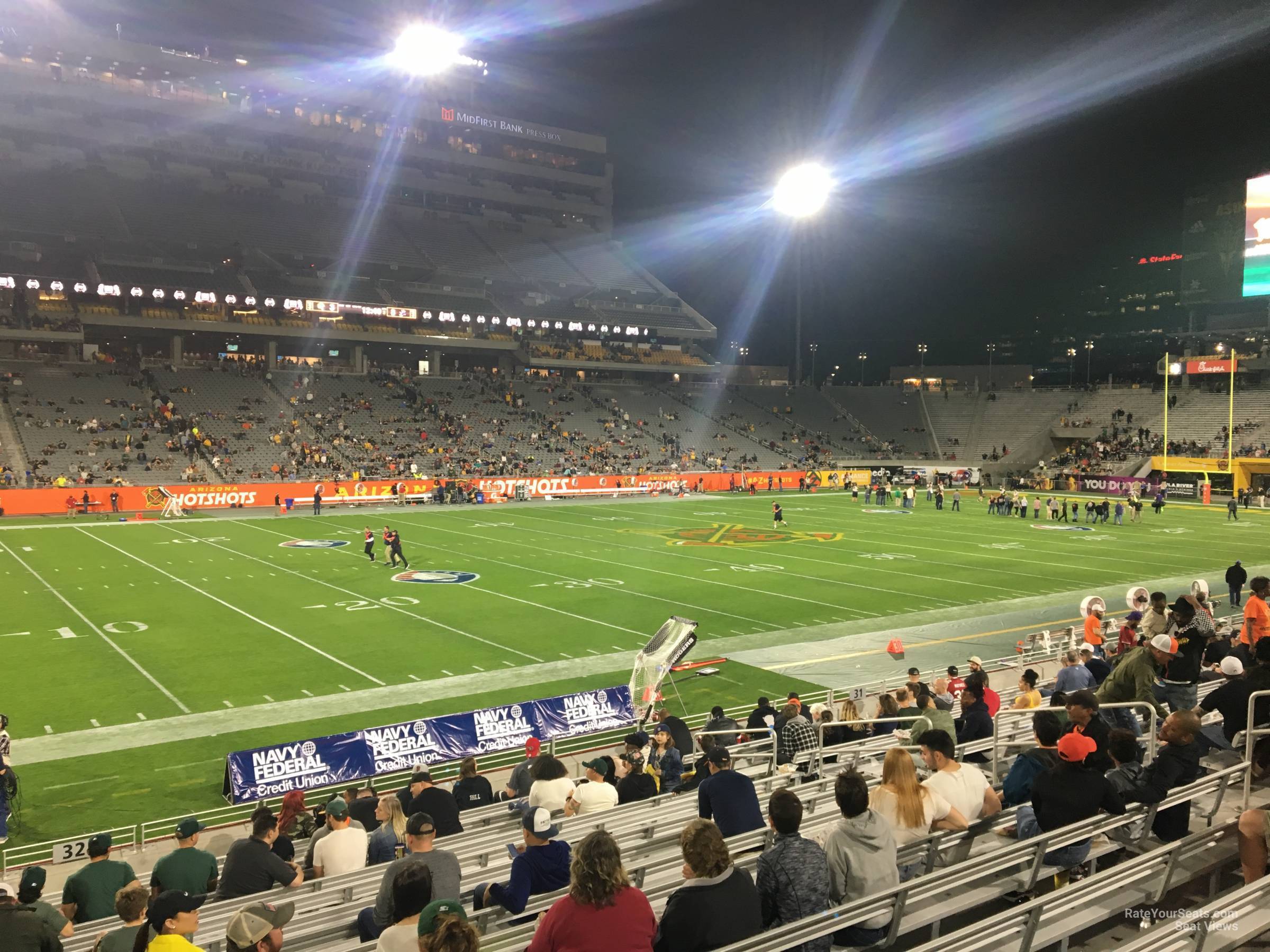 section 32, row 17 seat view  - mountain america stadium