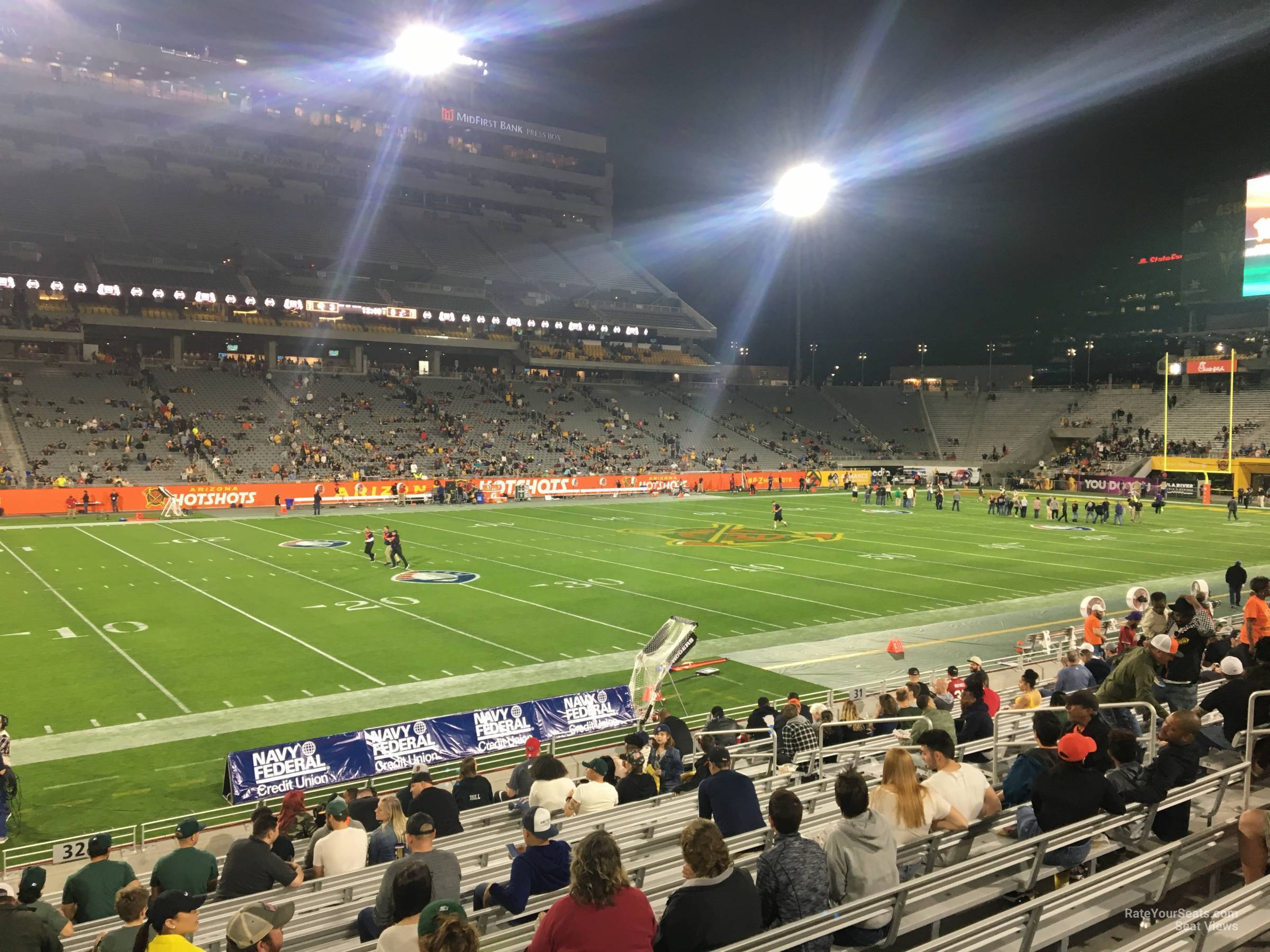 section 32, row 17 seat view  - sun devil stadium