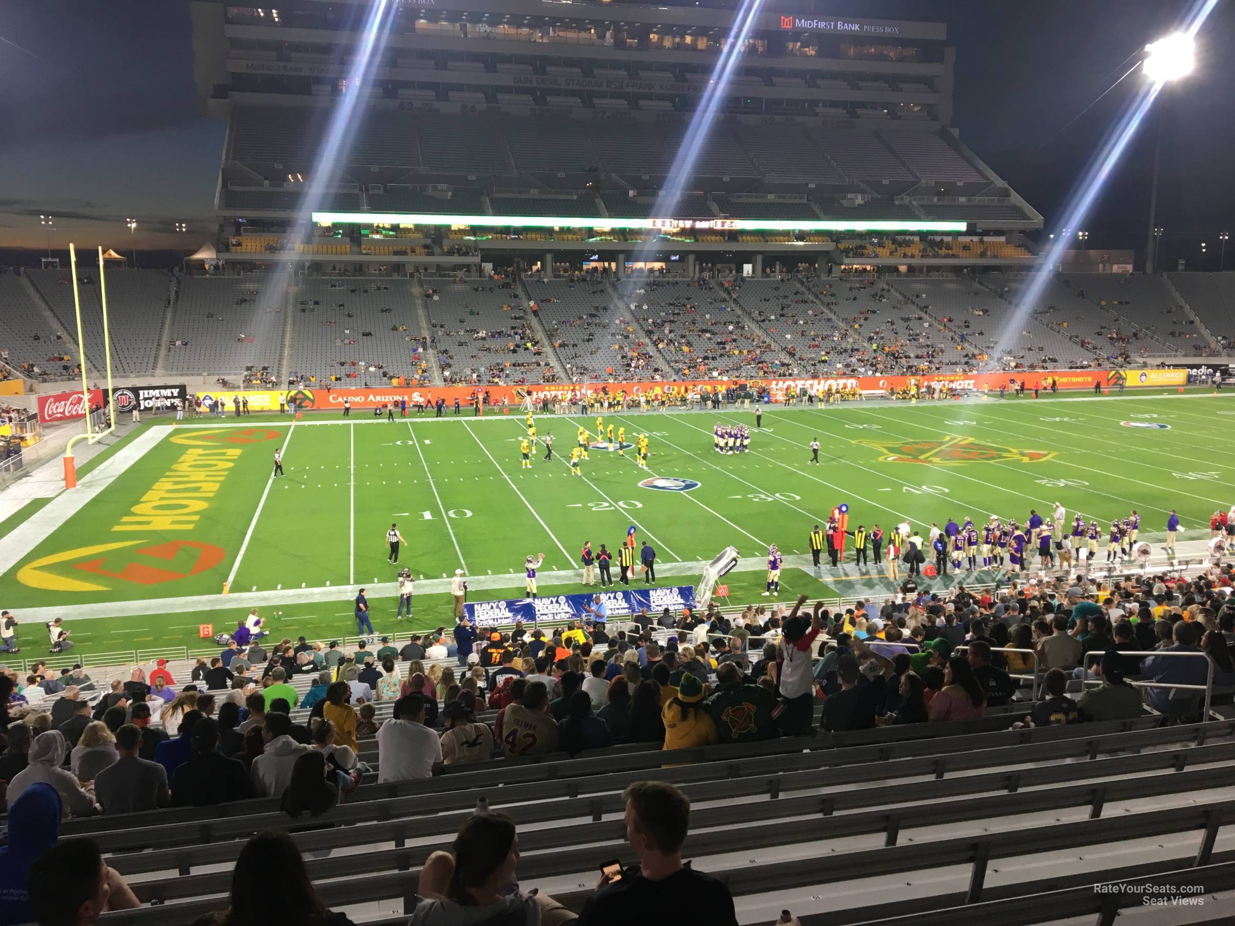 section 32, row 37 seat view  - sun devil stadium