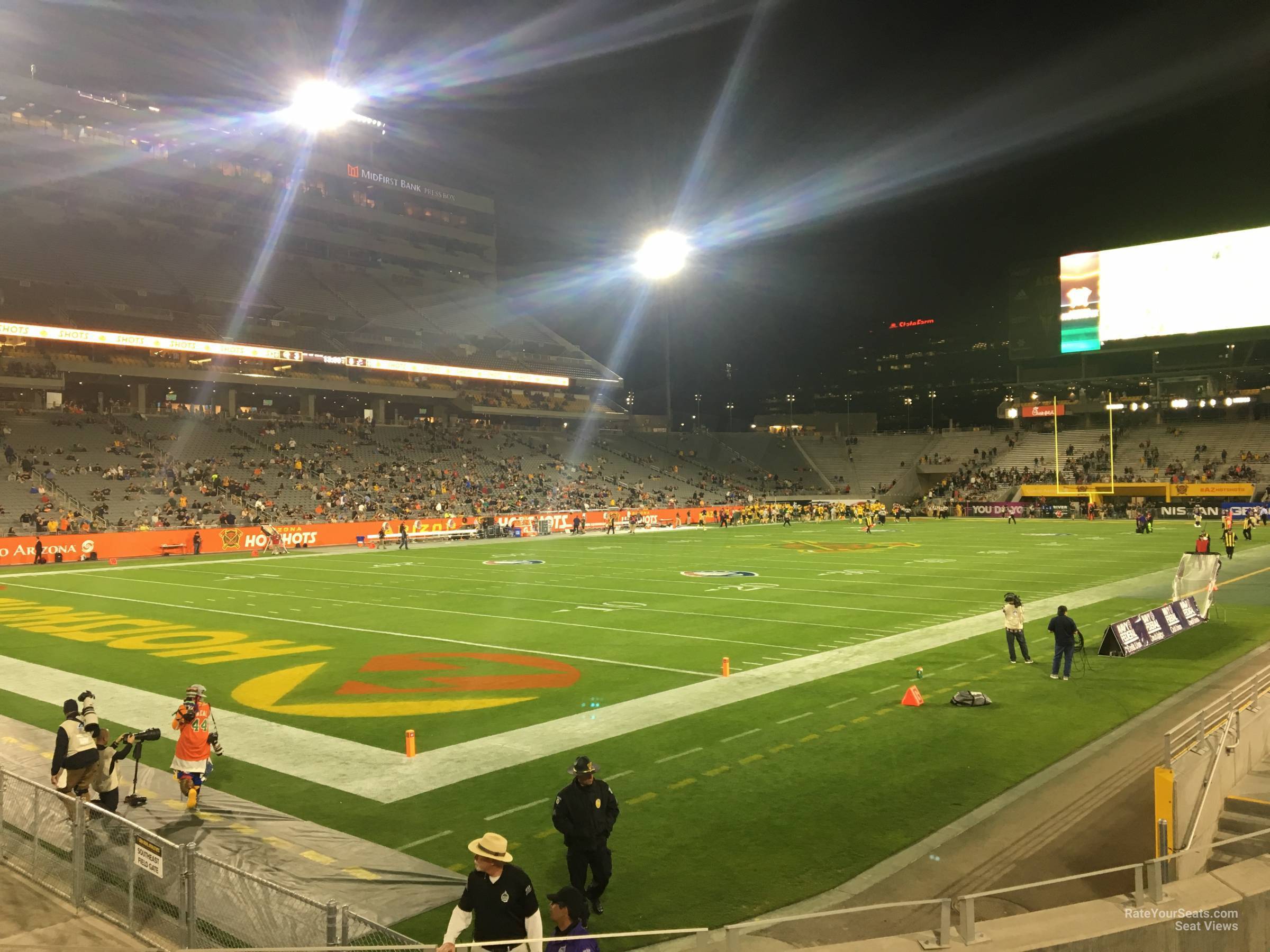 section 35, row 7 seat view  - sun devil stadium