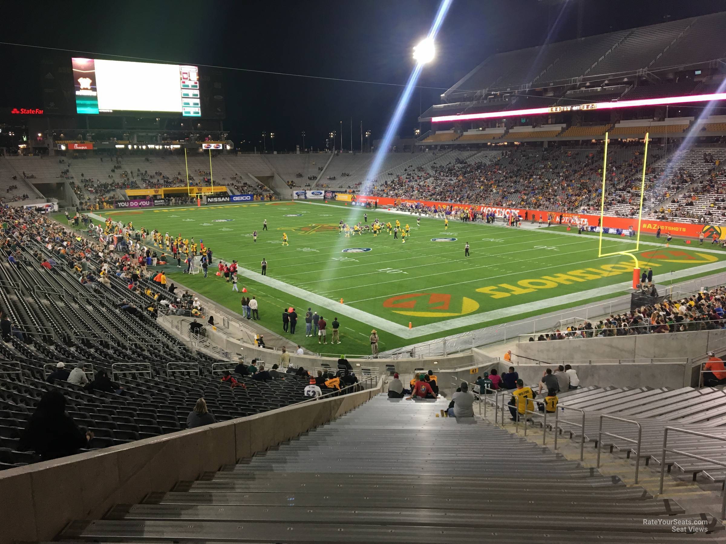 section 44, row 37 seat view  - sun devil stadium