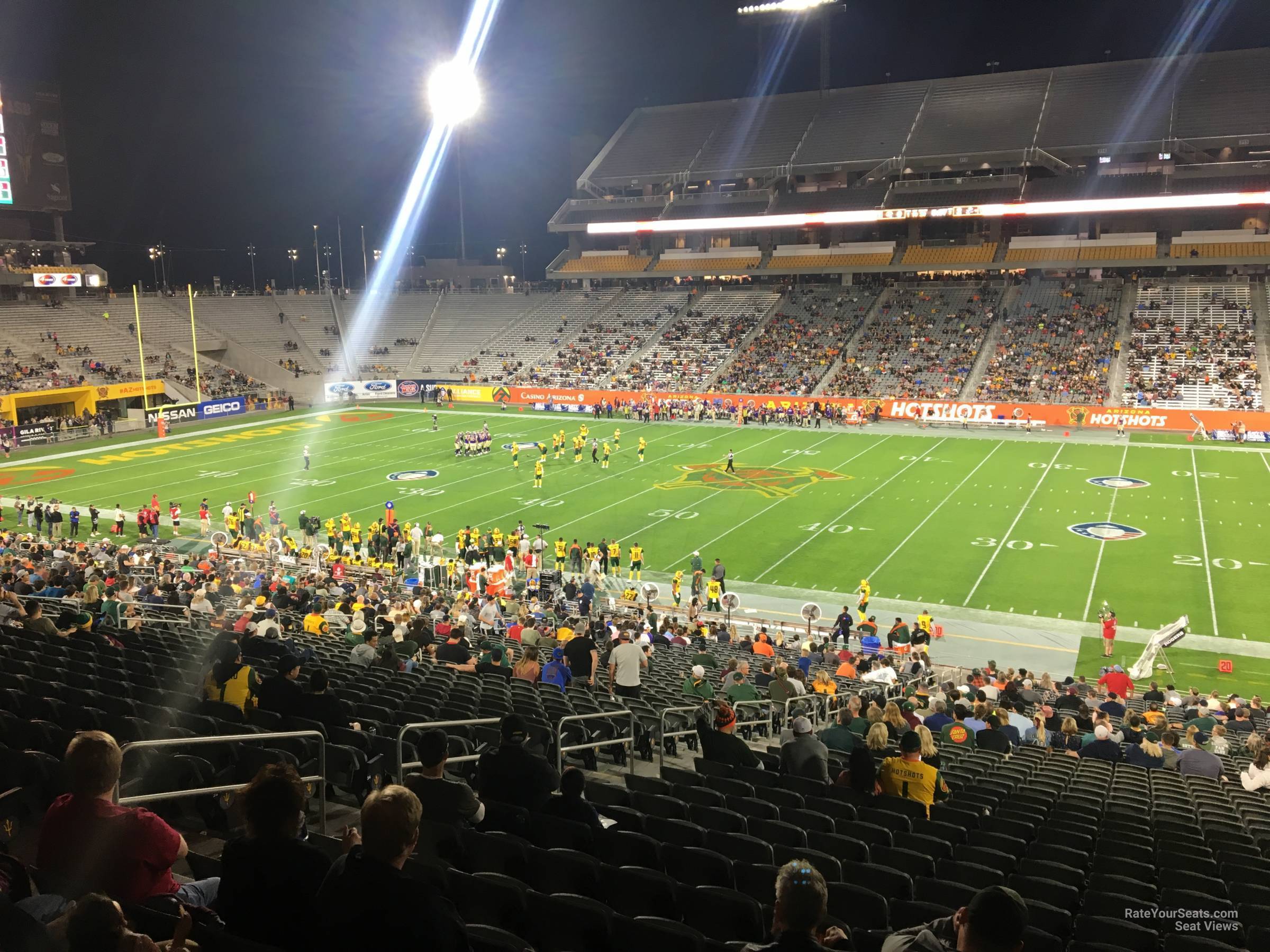 section 5, row 37 seat view  - sun devil stadium