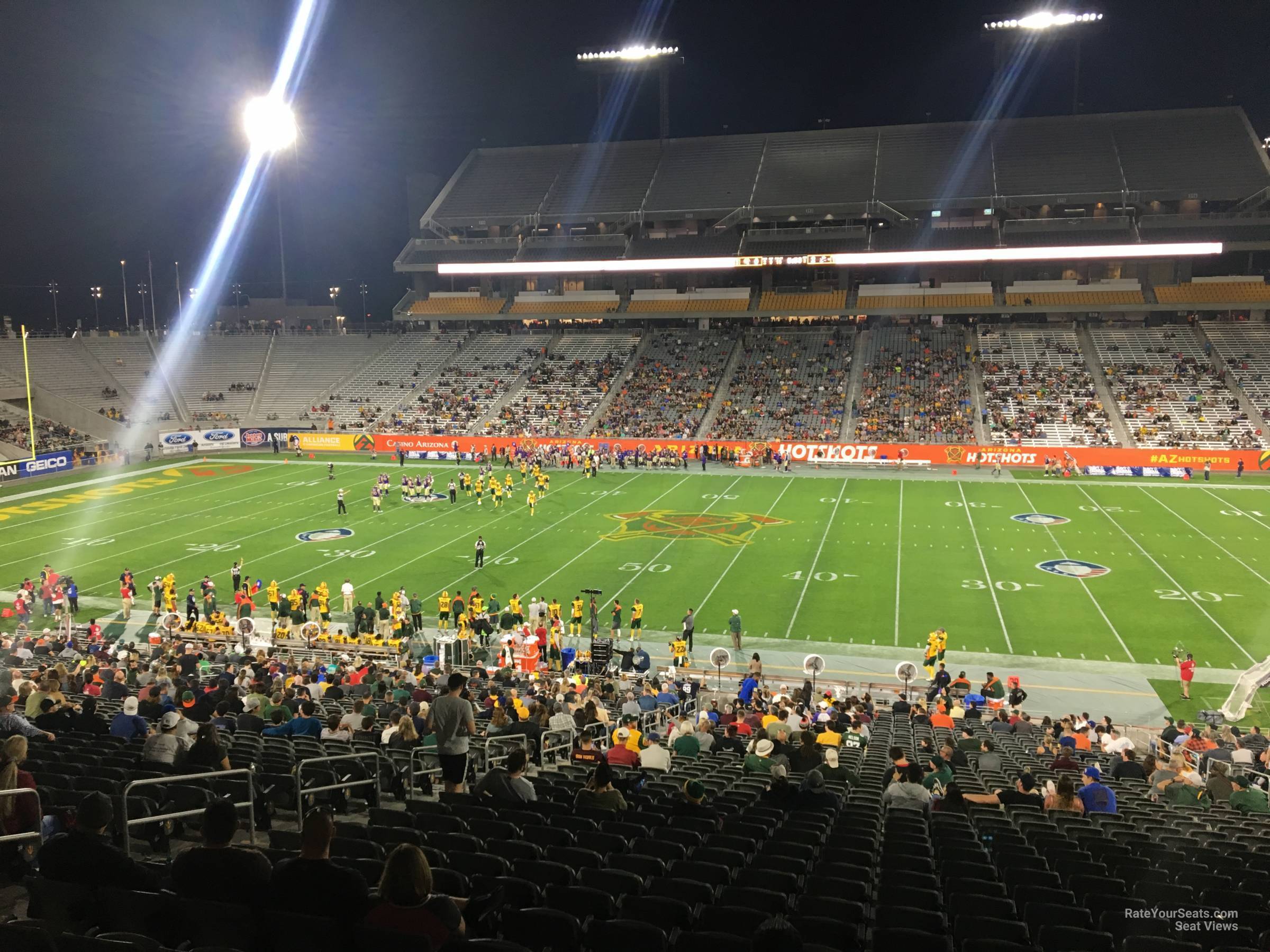 section 6, row 37 seat view  - sun devil stadium