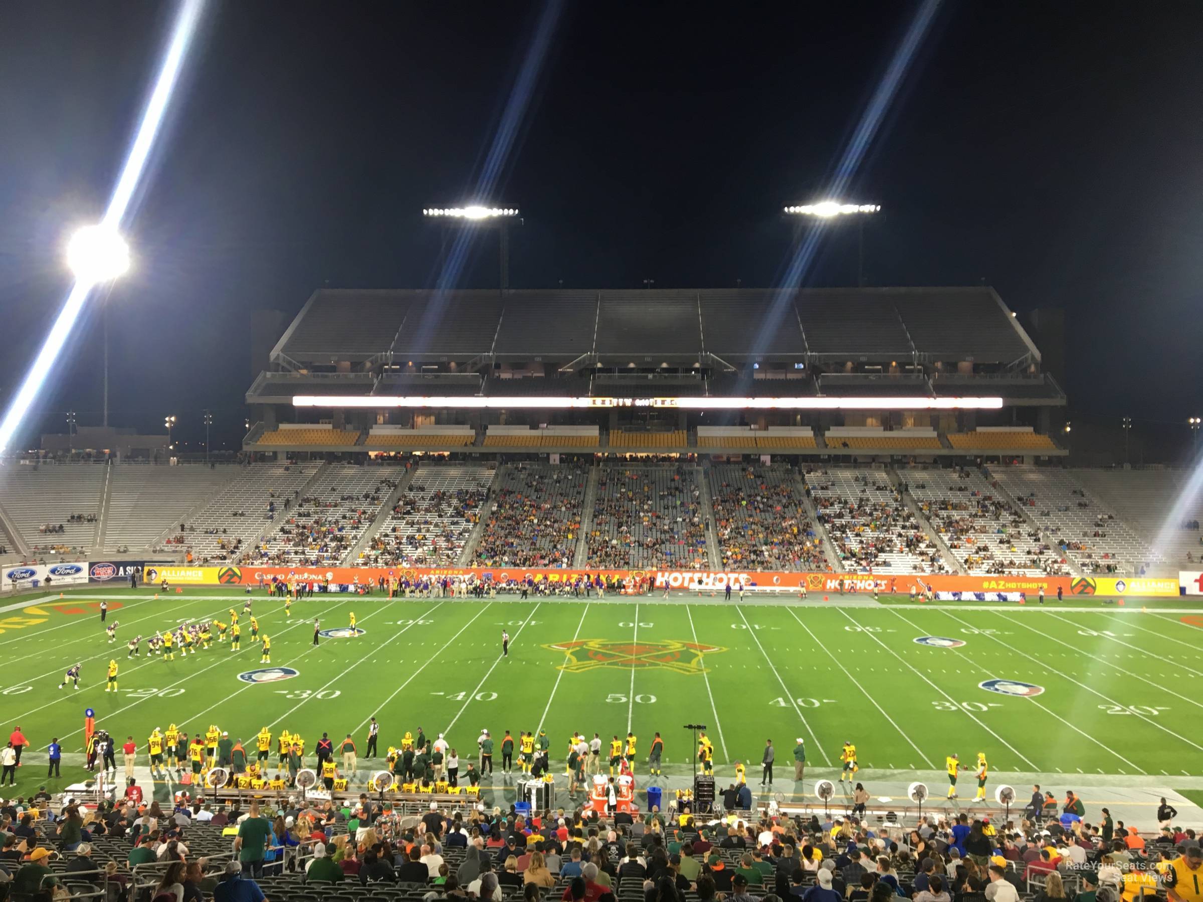 section 7, row 37 seat view  - sun devil stadium